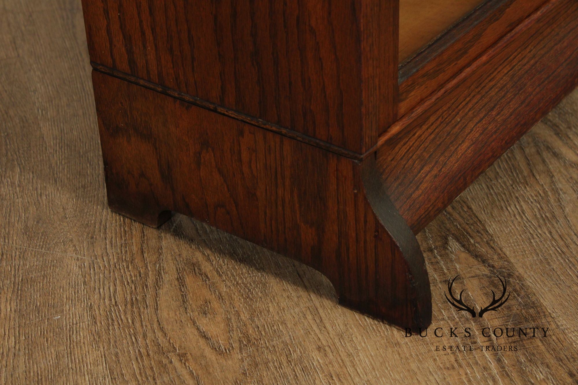 Pearson Antique Oak Four Stack Barrister Bookcase