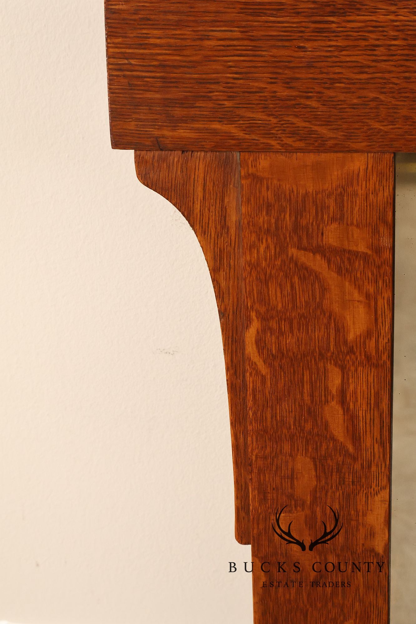 L. & J.G. Stickley Arts And Crafts Oak Wall Mirror