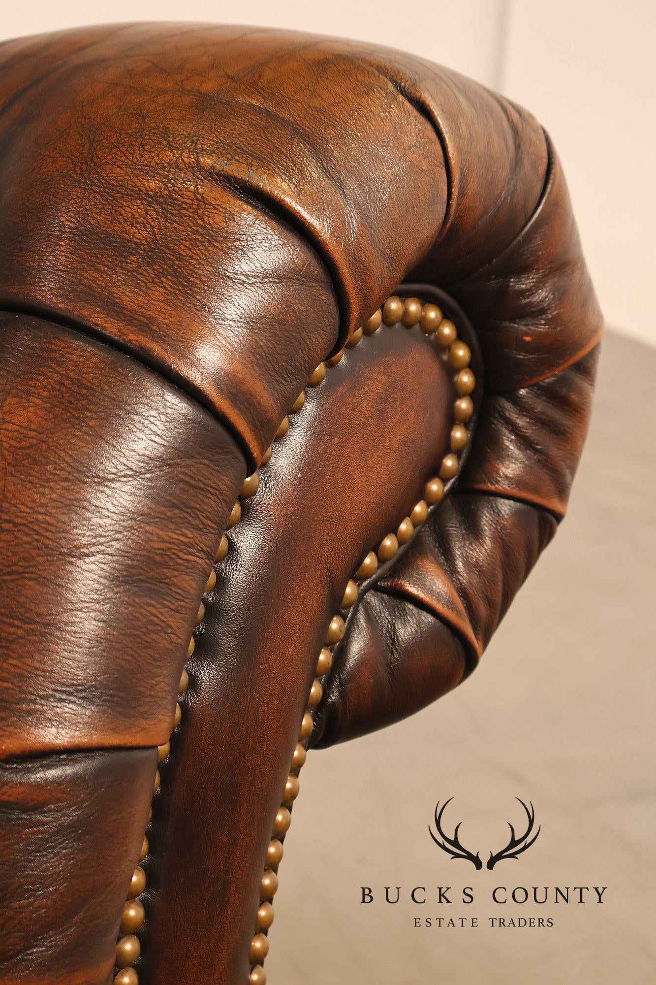 Hancock & Moore Leather Chesterfield Sofa