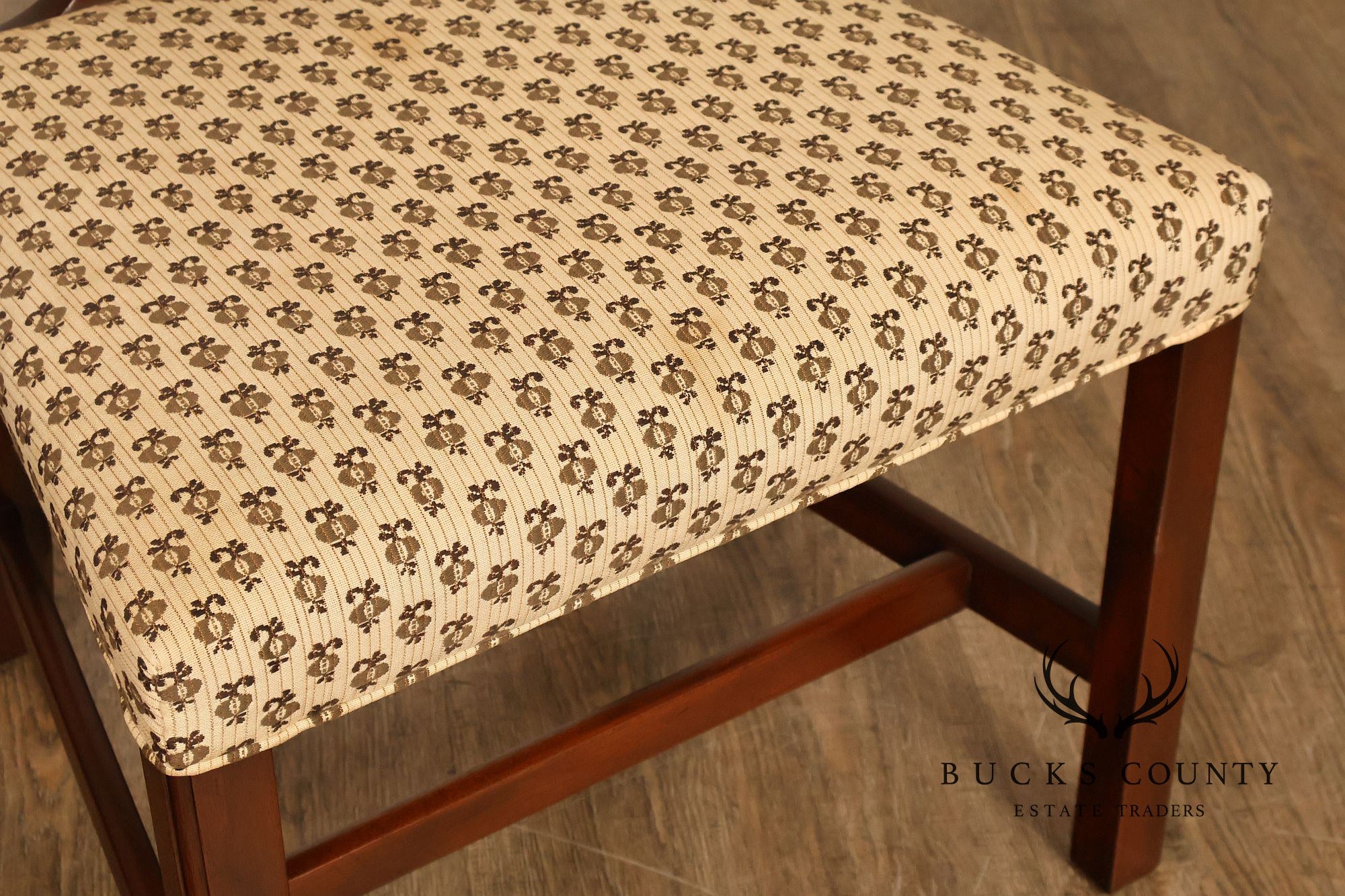 Kittinger Colonial Williamsburg Adaptation Set Of Eight Mahogany Dining Chairs