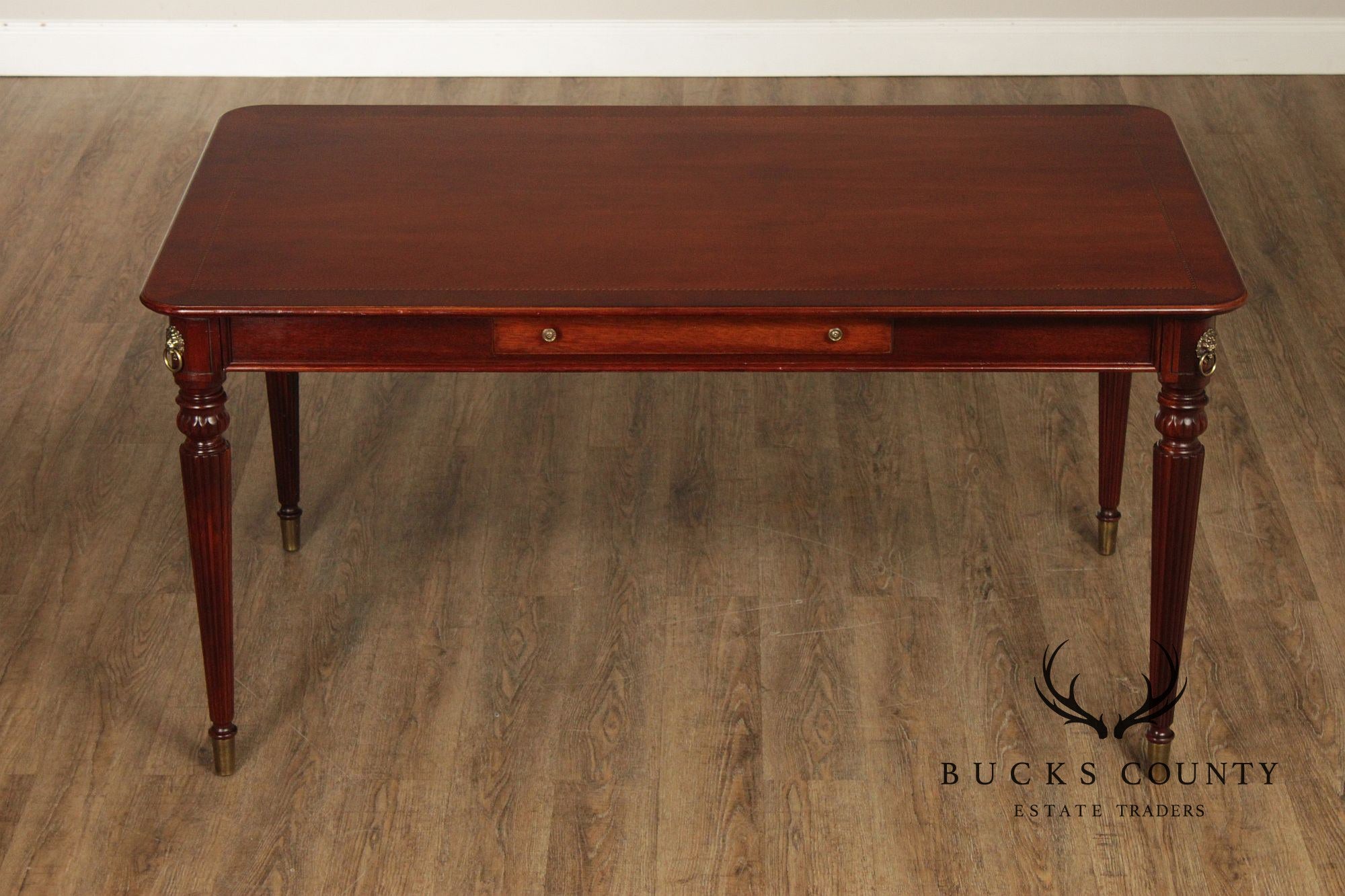 Lexington Palmer Home Collection Mahogany Neoclassical Writing Table Desk