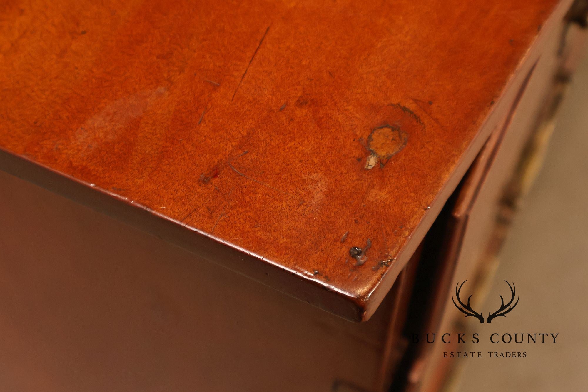 Antique American Chippendale Tiger Maple Chest