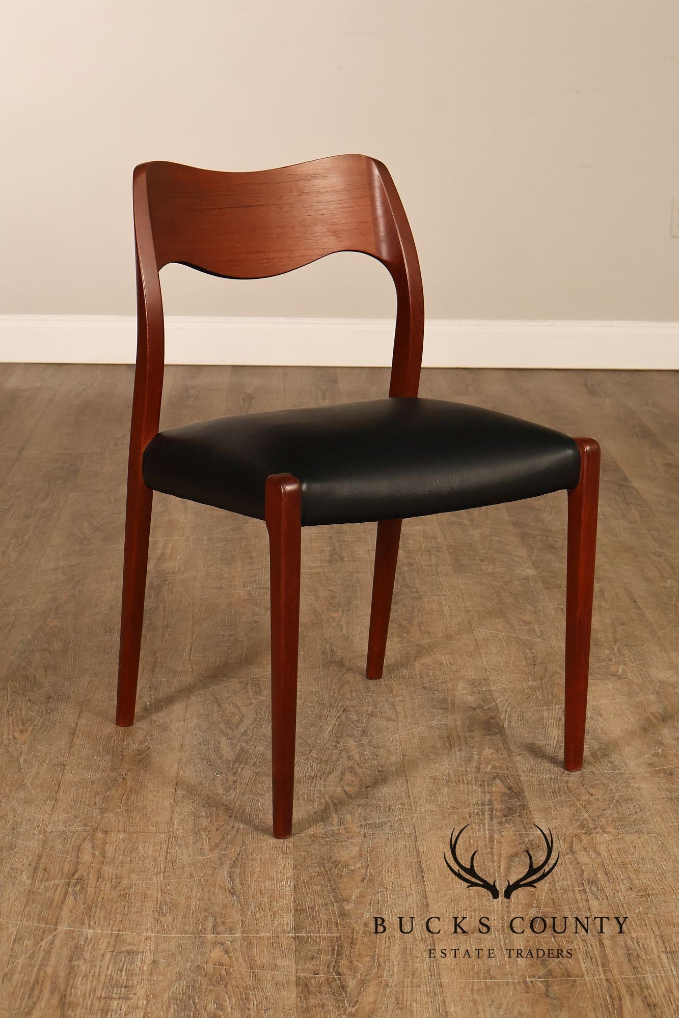 J.L. Møller Set Of Four Model 71 Teak Dining Chairs