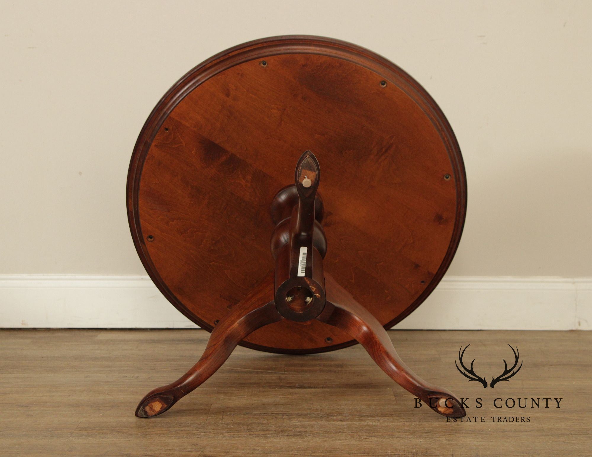 Pennsylvania House Chippendale Style Round Cherry Side Table