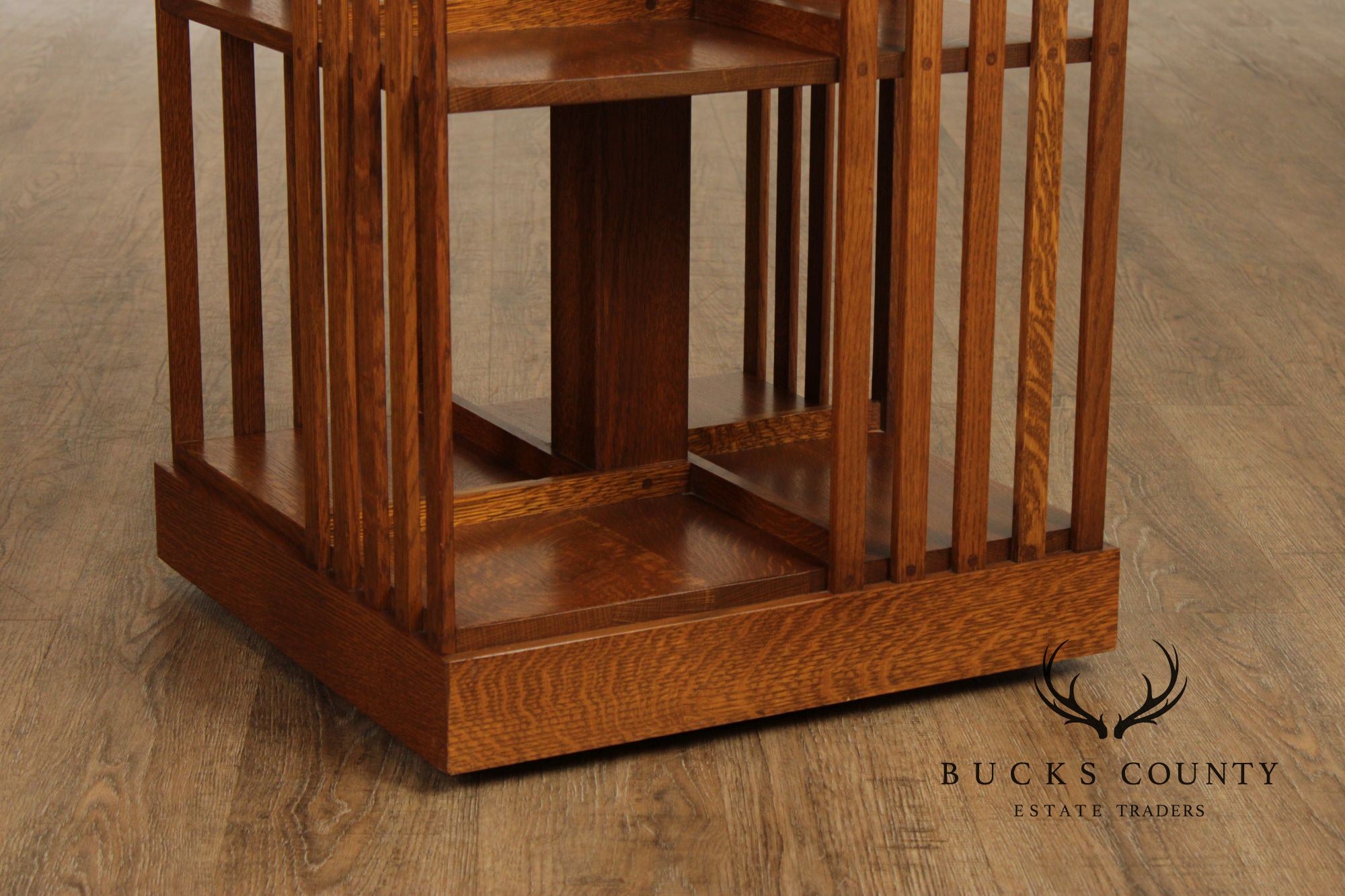 Stickley Mission Collection Oak Revolving Bookcase
