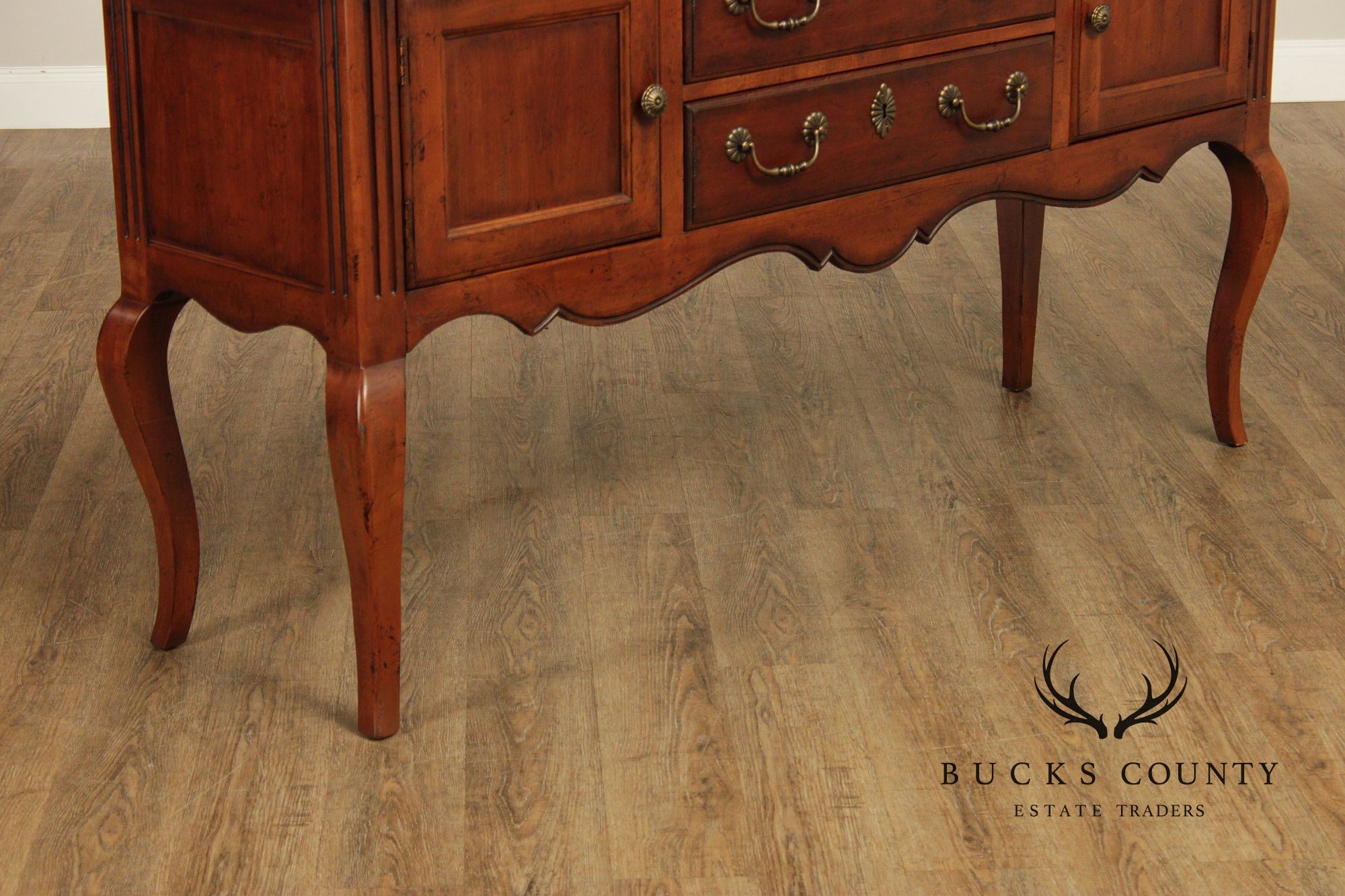 Hickory White French Country Style Cherry Sideboard