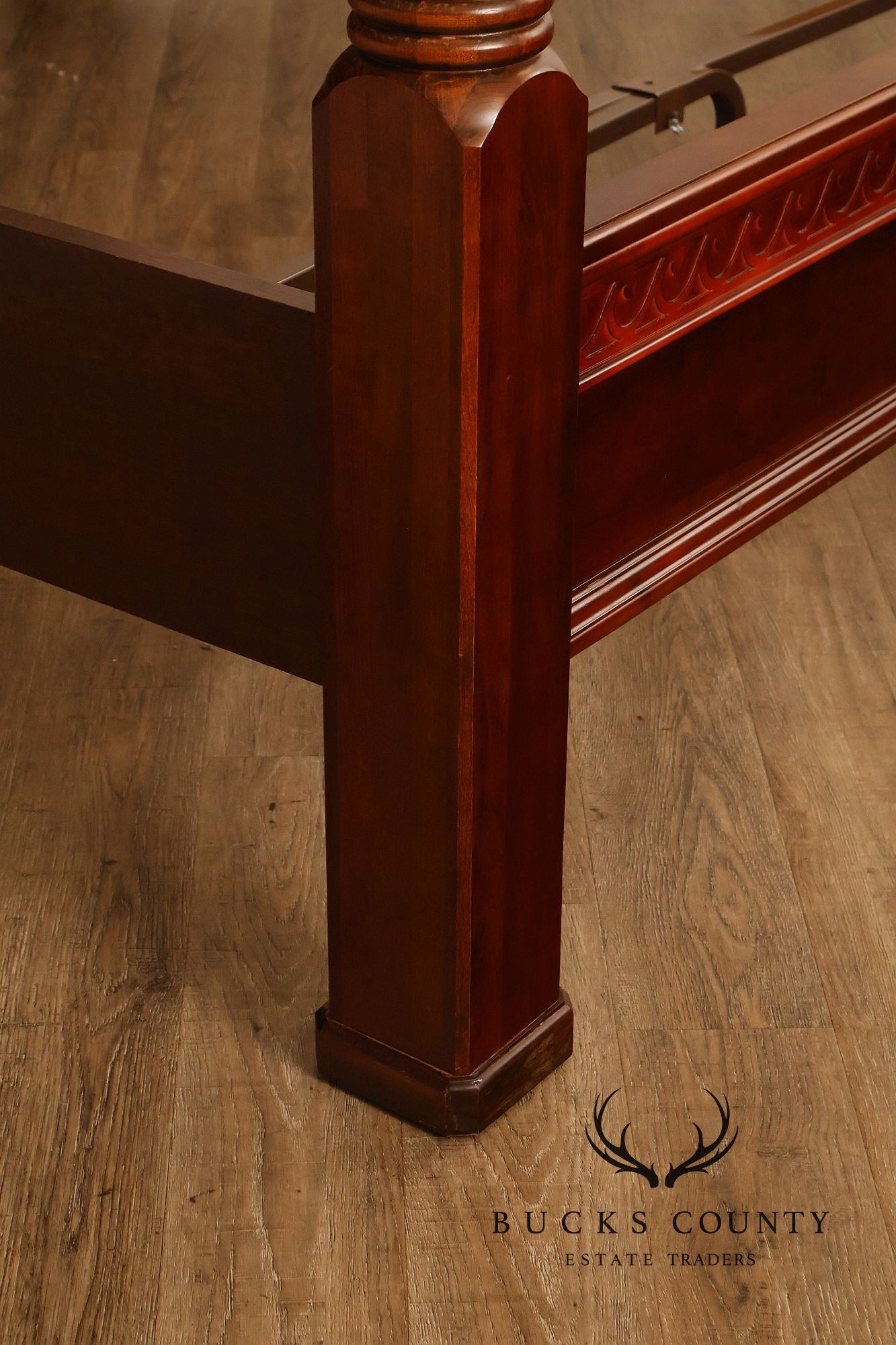 Pennsylvania House Carved Cherry King Poster Bed
