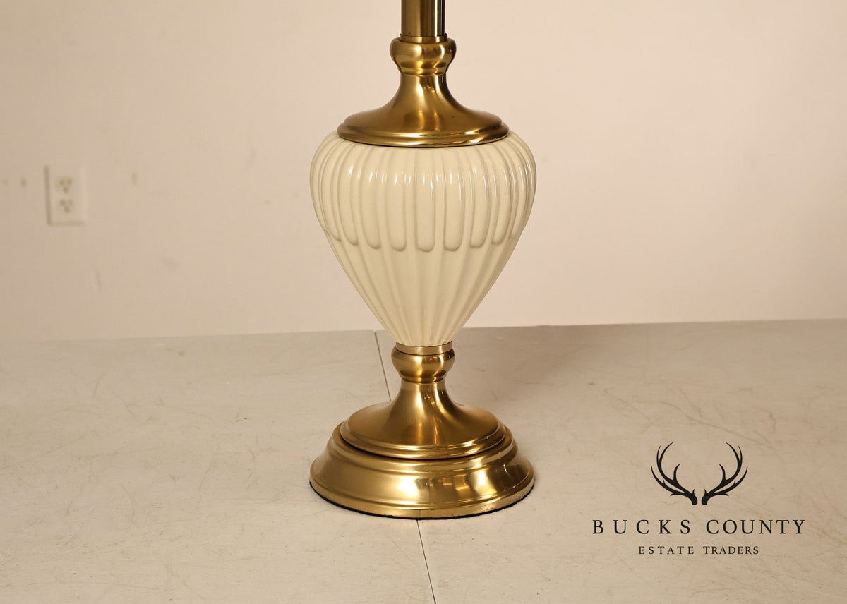 Quoizel Lenox Porcelain and Brass Urn Form Table Lamp