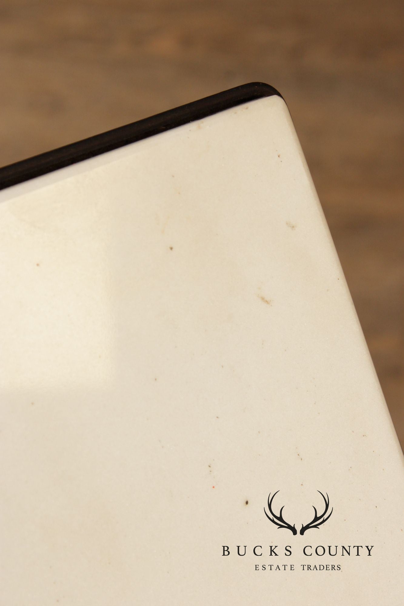 Mid Century Modern Industrial Marble Top Steel Console BarTable