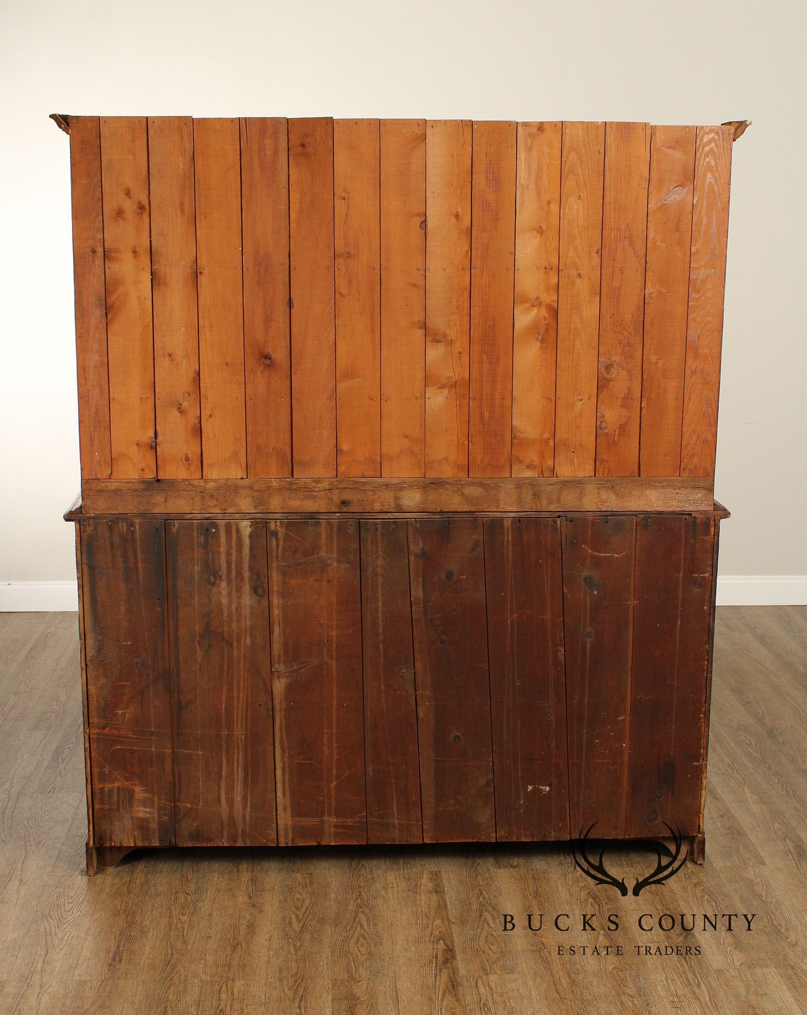 Antique Country Pine Server and Hutch