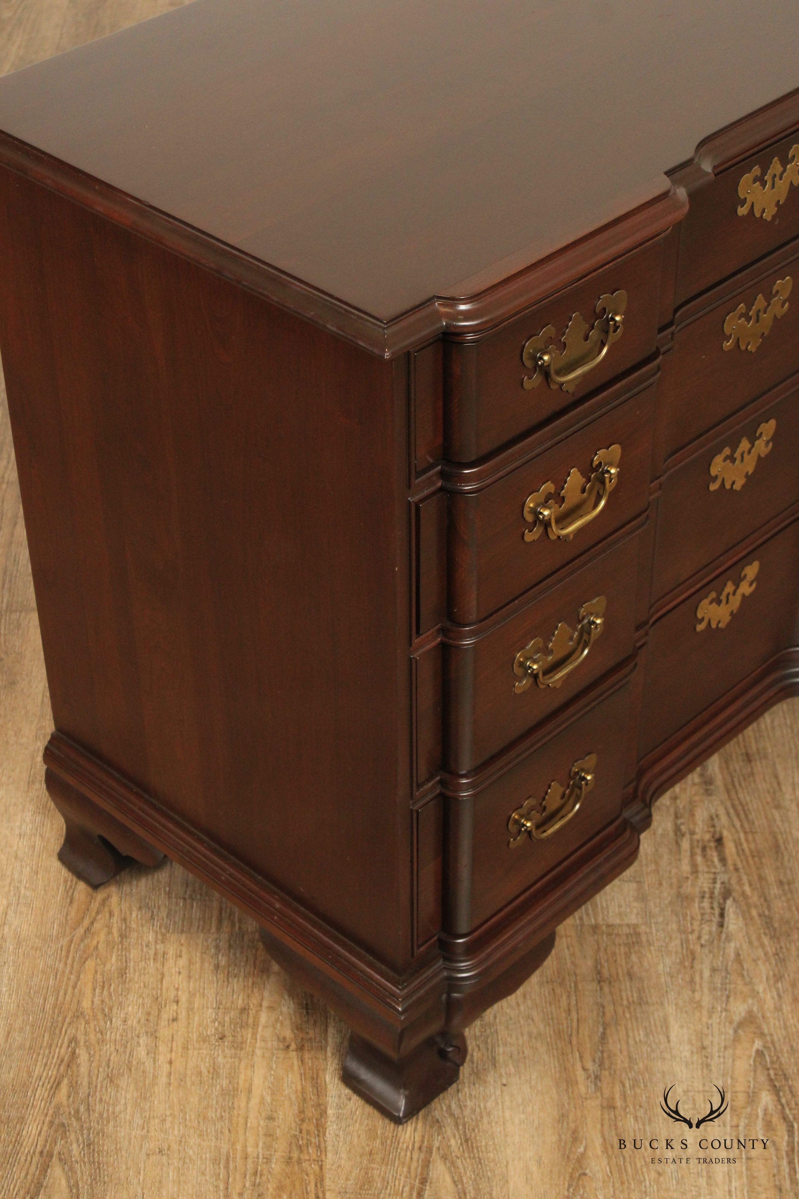 Ethan Allen 'Georgian Court' Cherry Blockfront Chest