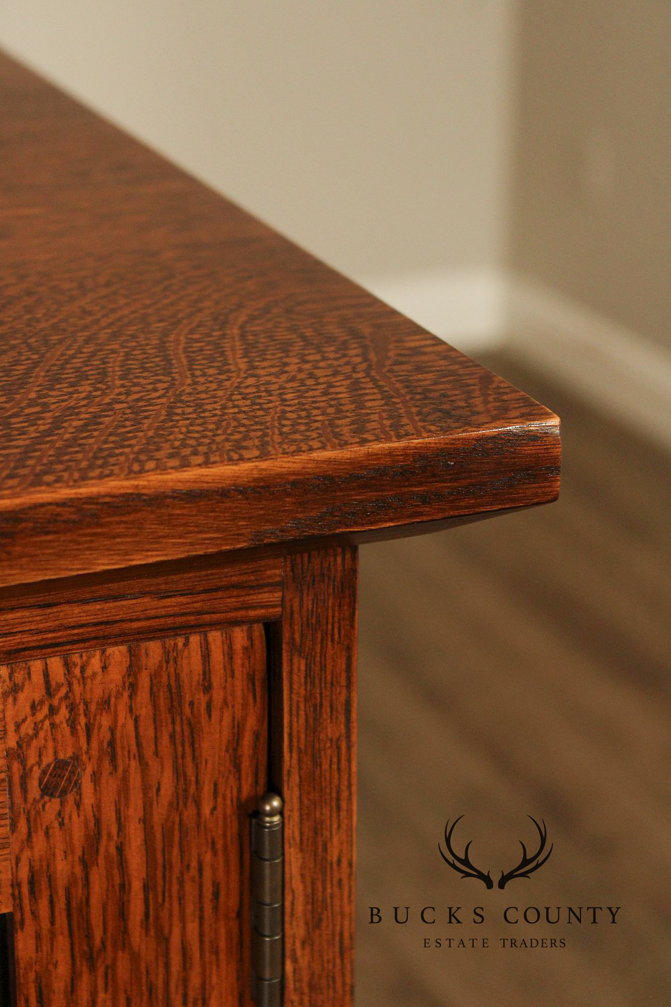 Stickley Mission Collection Oak Single Door Media Cabinet