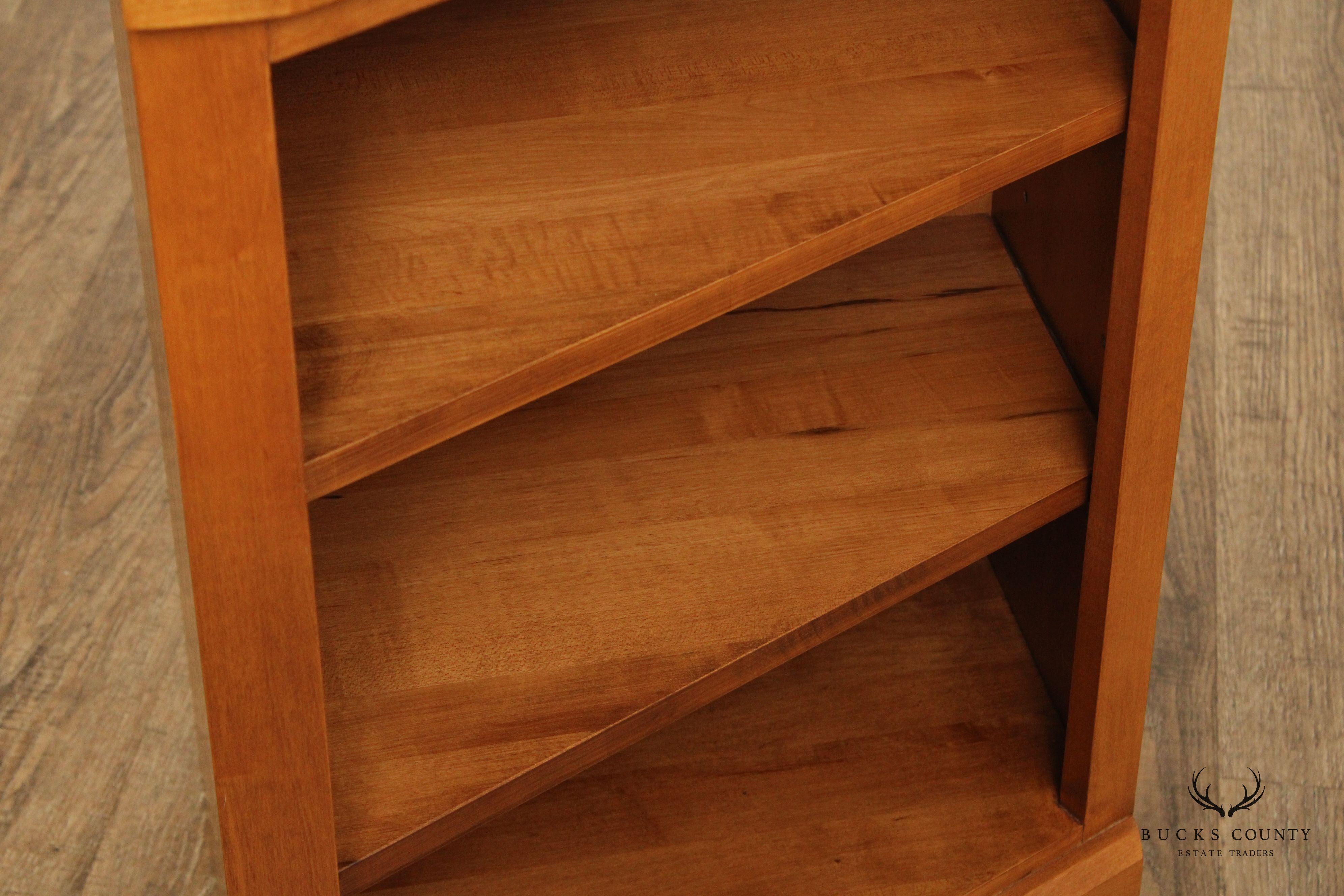 Ethan Allen 'Country Colors' Maple Corner Bookcase