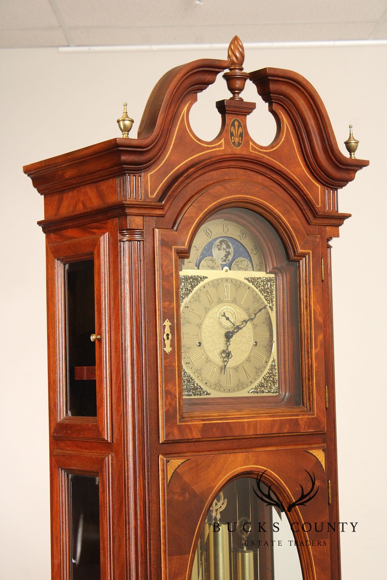 GMK Fancher 'Melrose' Mahogany Grandfather Clock