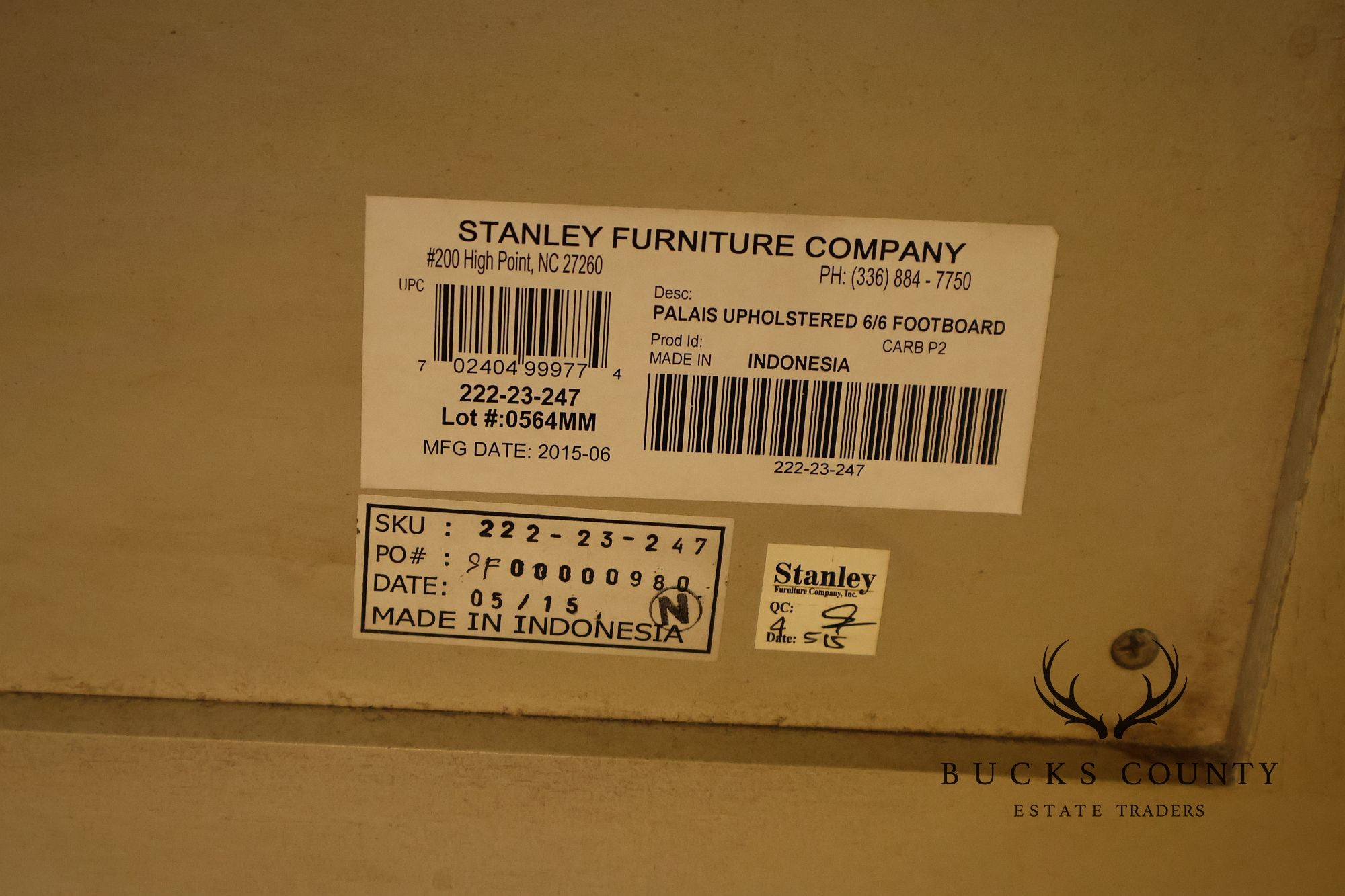 Stanley Furniture Arrondissement Collection King 'Palais' Bed