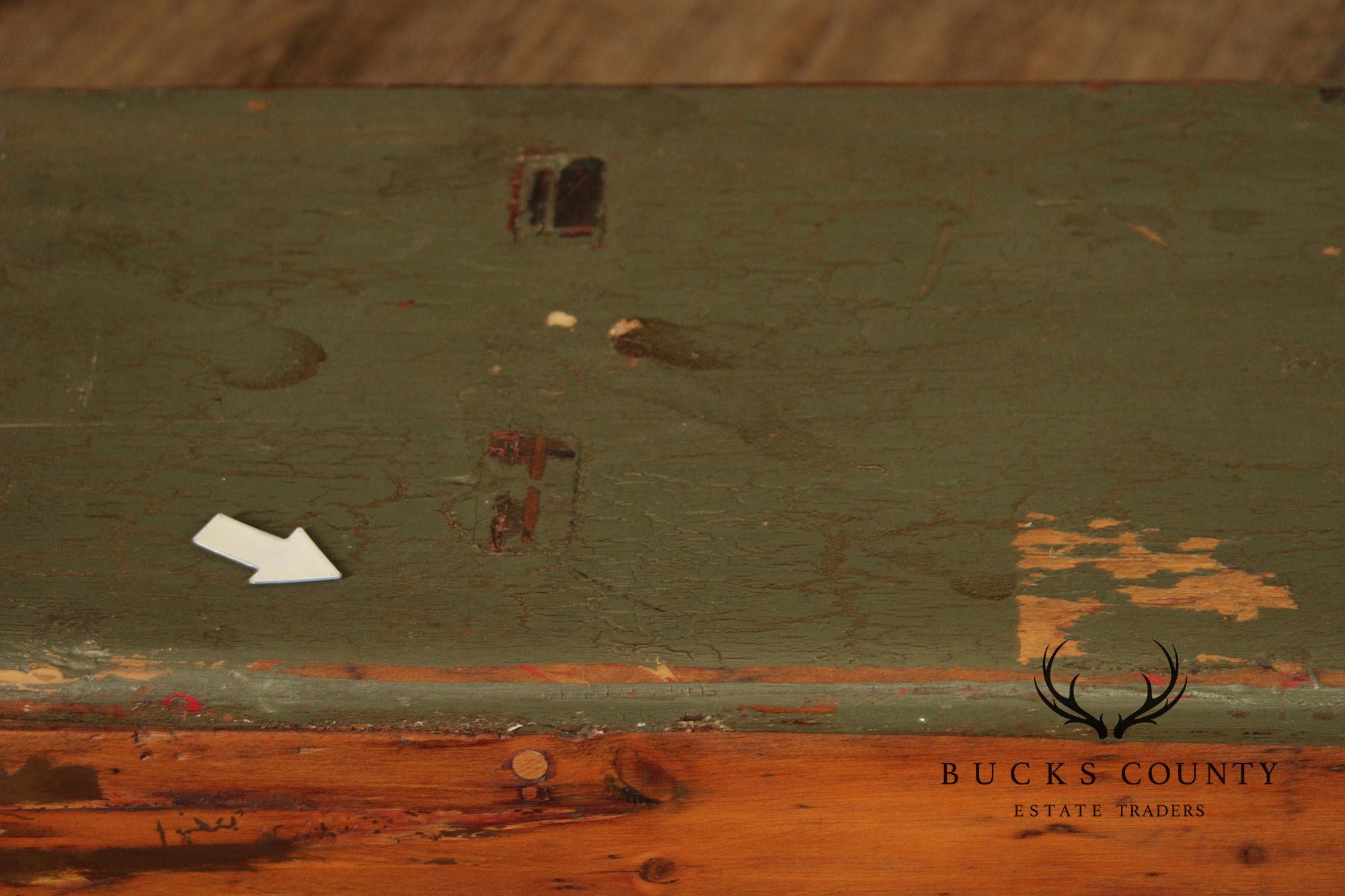 Antique Primitive Pine Bench