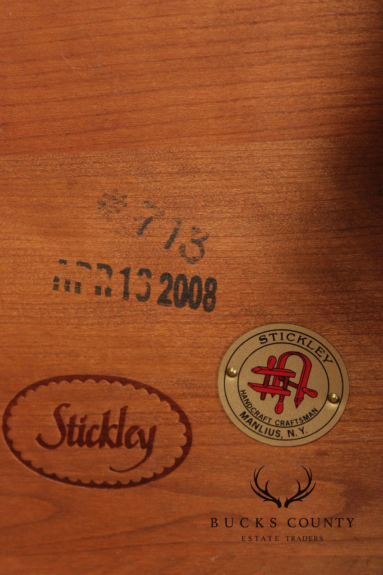 Stickley Harvey Ellis Inlaid Cherry Round Lamp Table