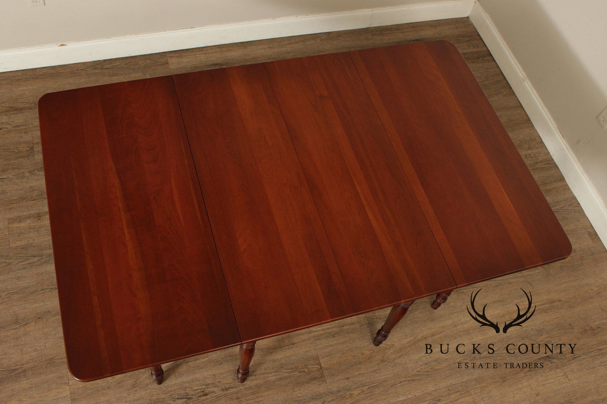 Empire Furniture Cherry Drop-Leaf Expandable Dining Table