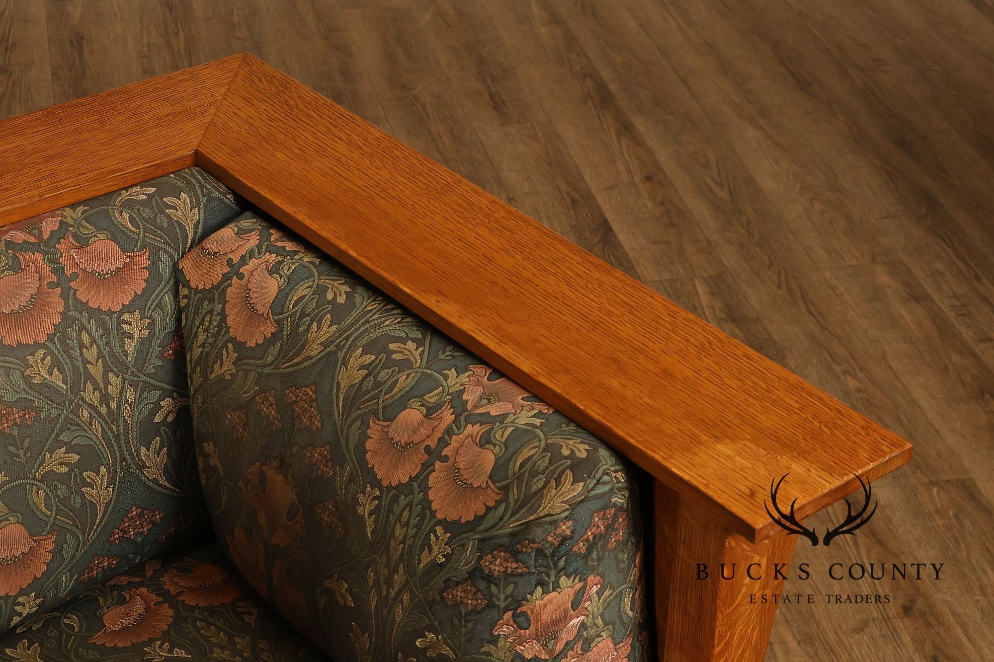 Stickley Mission Collection Pair of Oak Prairie Chairs