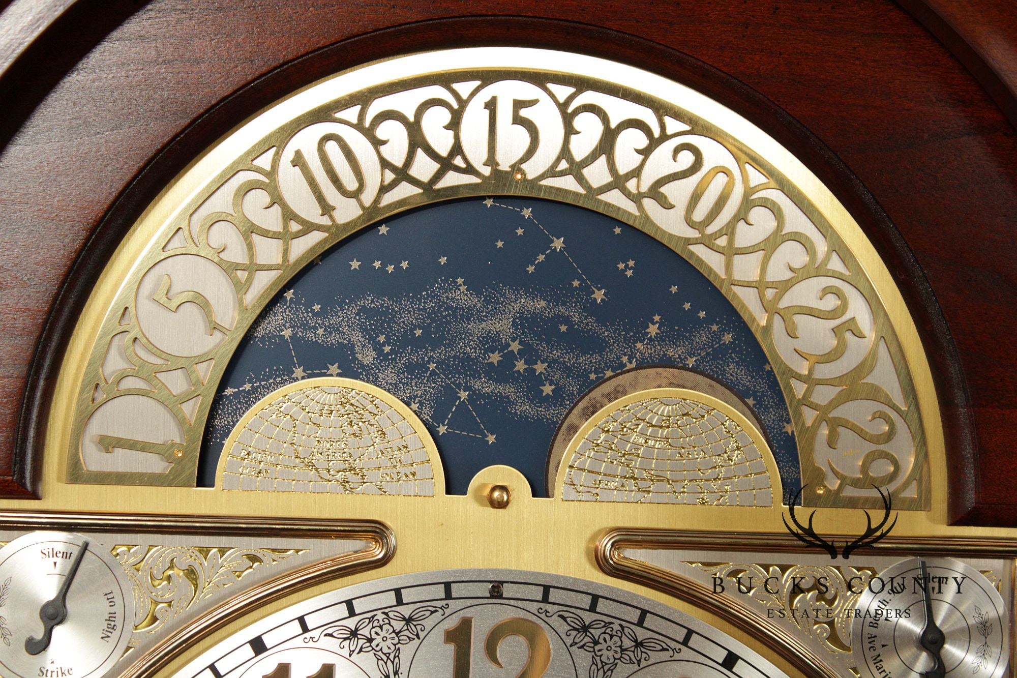 Sligh Georgian Style Mahogany 'Wilton' Grandfather Clock