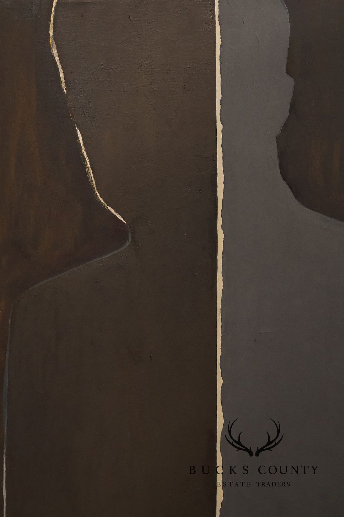 Anne Cooper Dobbins Oil Painting, 'Husband and Wife 2'
