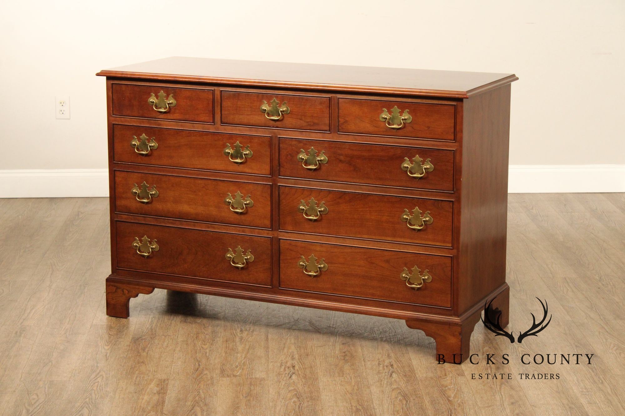 Stickley Chippendale Style Cherry Dresser