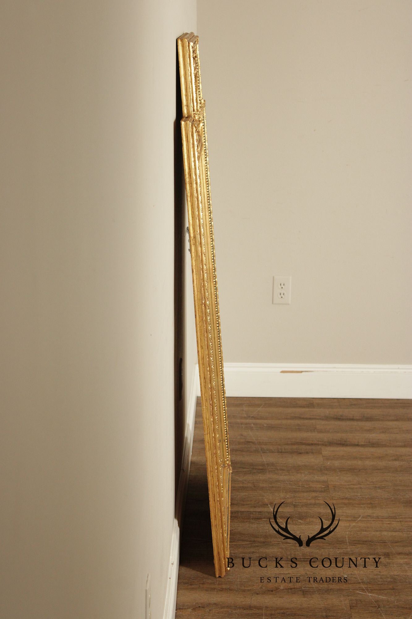 Friedman Brothers 'Malabar' Partial Gilt Frame Wall Mirror