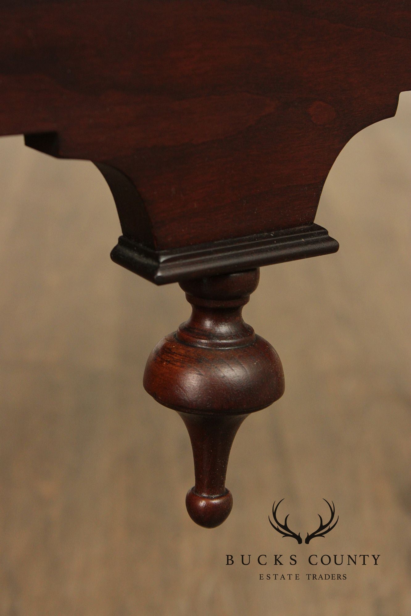 Statton Private Collection Queen Anne Style Cherry Lowboy