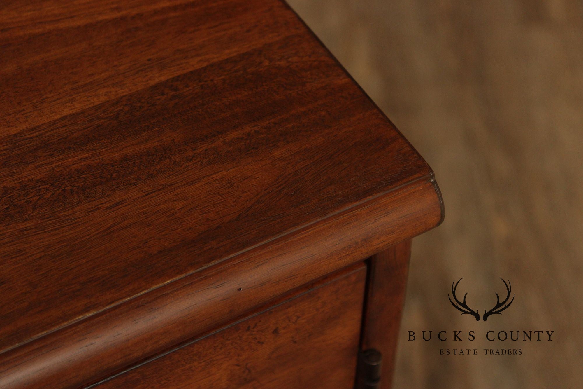 Ethan Allen Double Pedestal Writing Desk