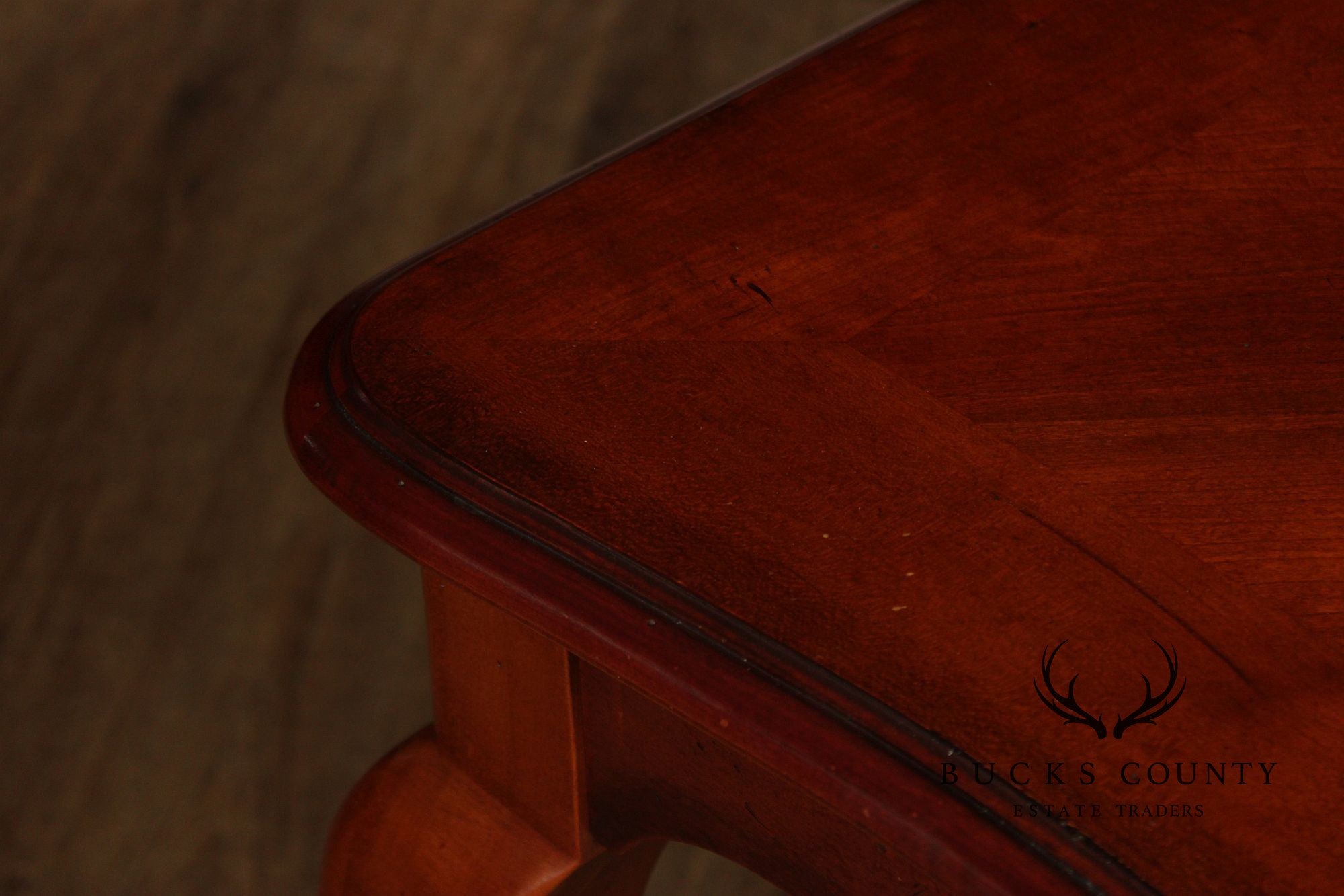 HICKORY WHITE ITALIAN PROVINCIAL STYLE CHERRY CHATEAU EXTENDABLE DINING TABLE