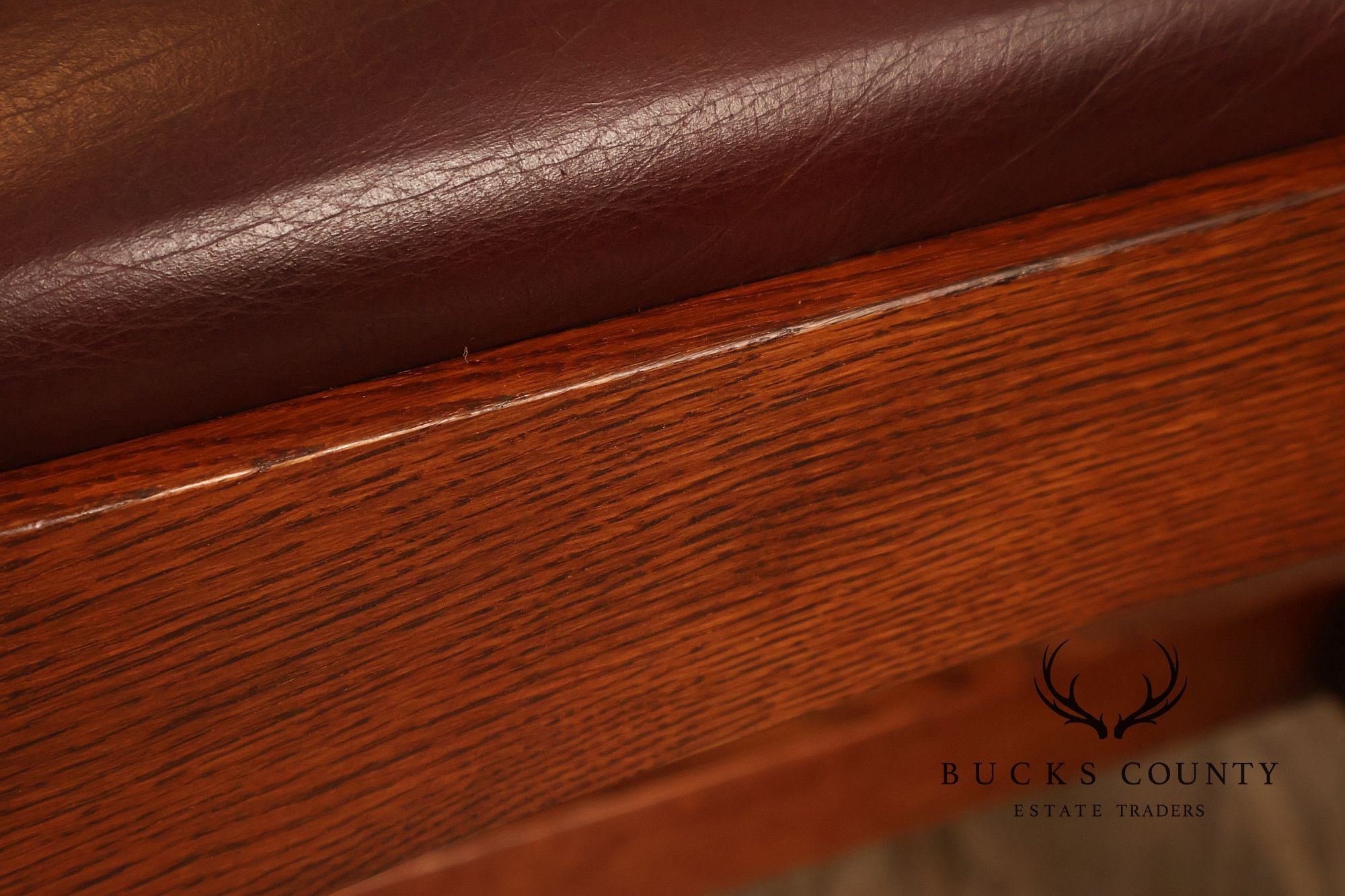 Stickley Mission Collection Set Of Four Oak Dining Side Chairs