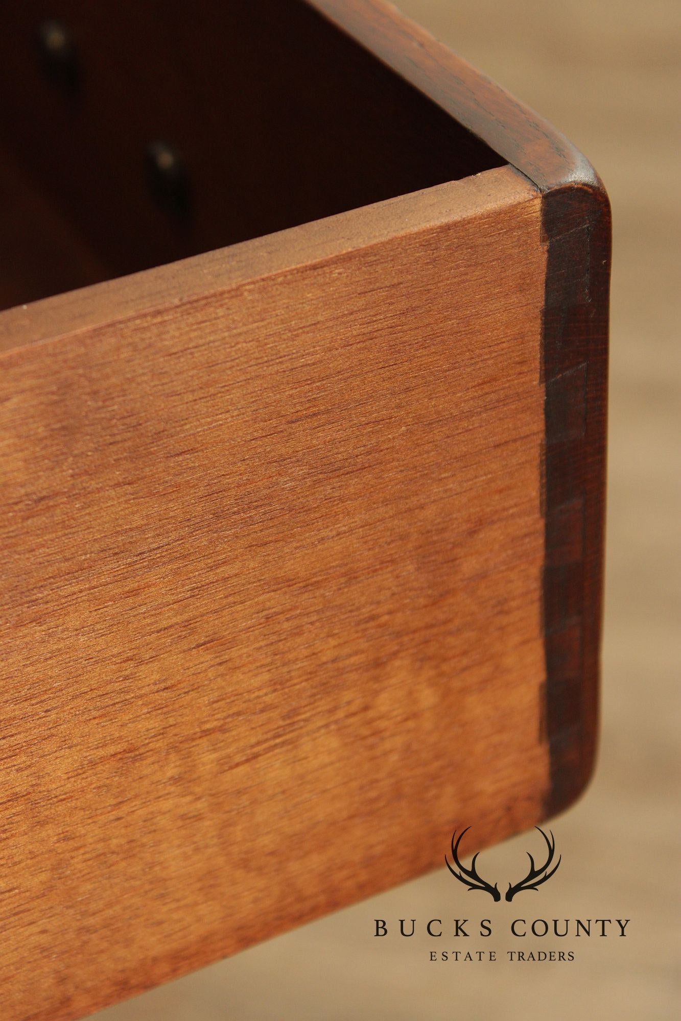 Bevan Funnell English Carved Oak Buffet Sideboard