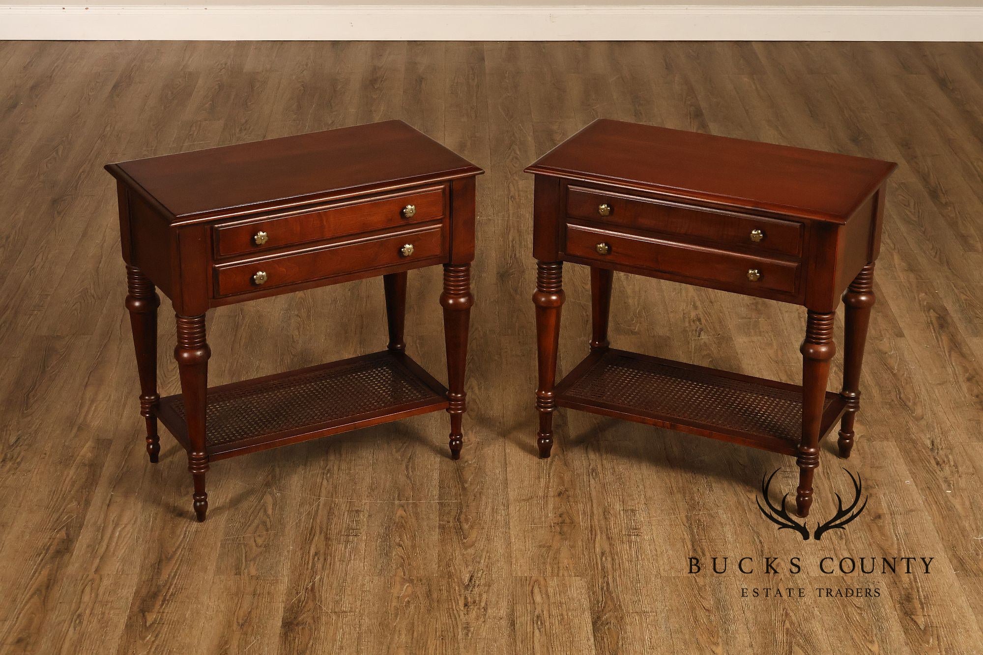 Ethan Allen British Classics Cayman Collection Pair Of Nightstands