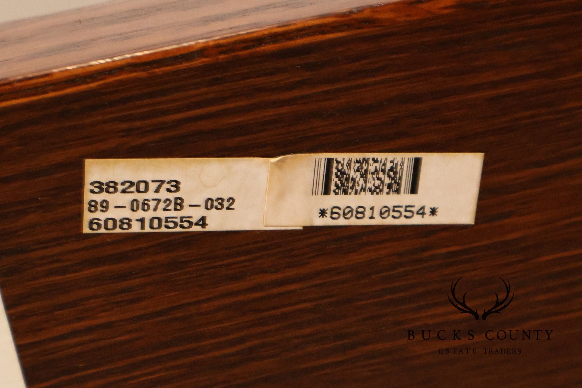 Stickley Harvey Ellis Inlaid Oak Queen Bed