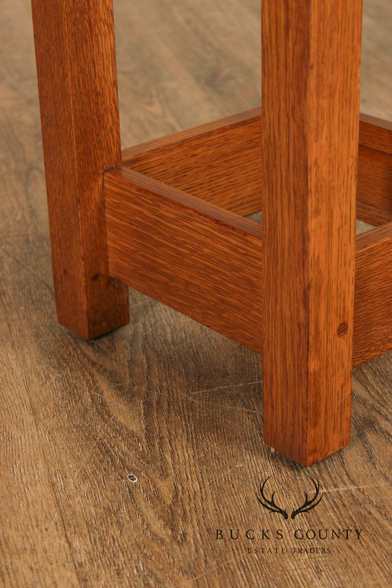 Stickley Furniture Mission Collection Oak Umbrella Stand