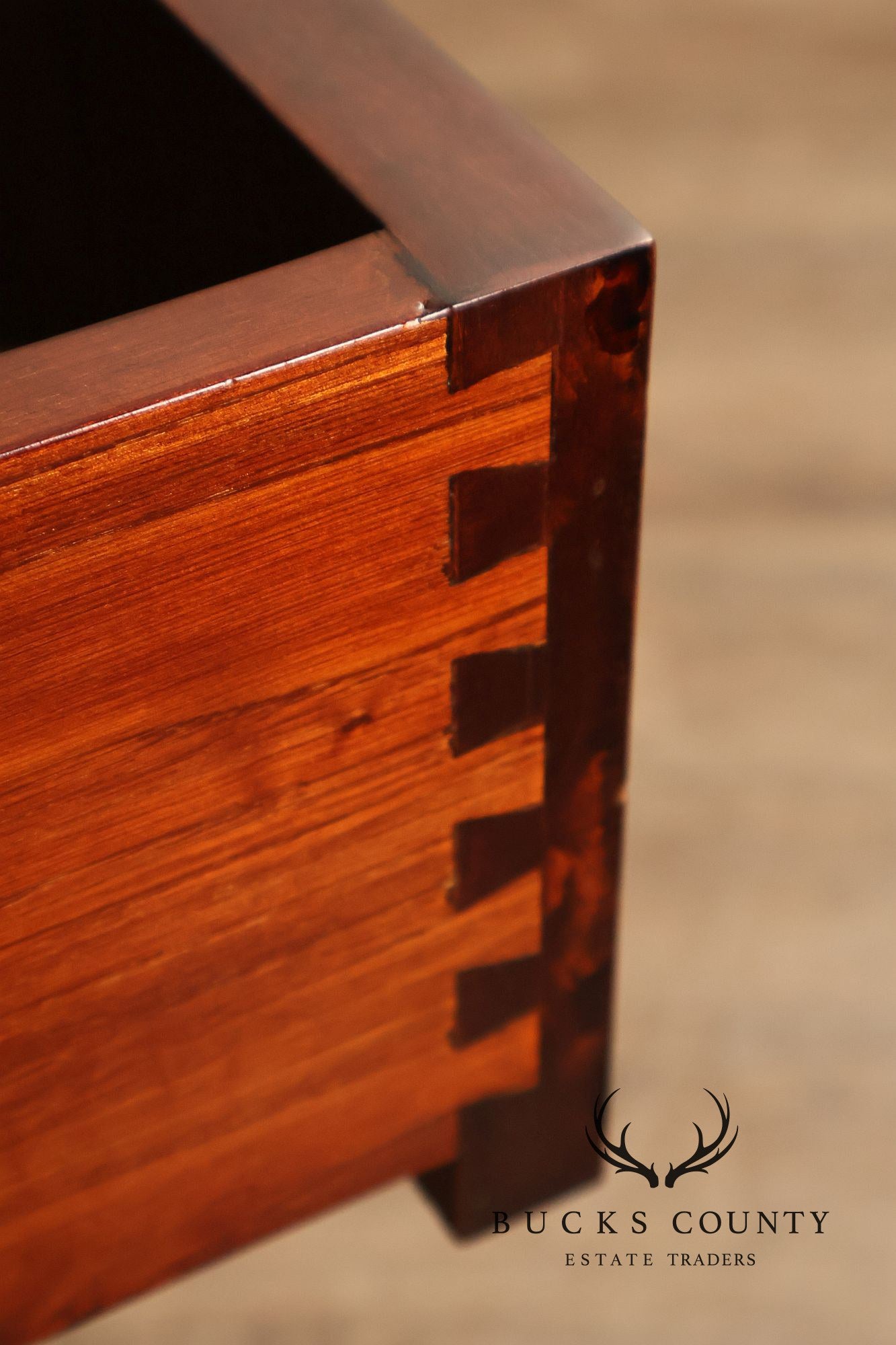 Mariner Neoclassical Empire Style Mahogany Ten Drawer Dresser