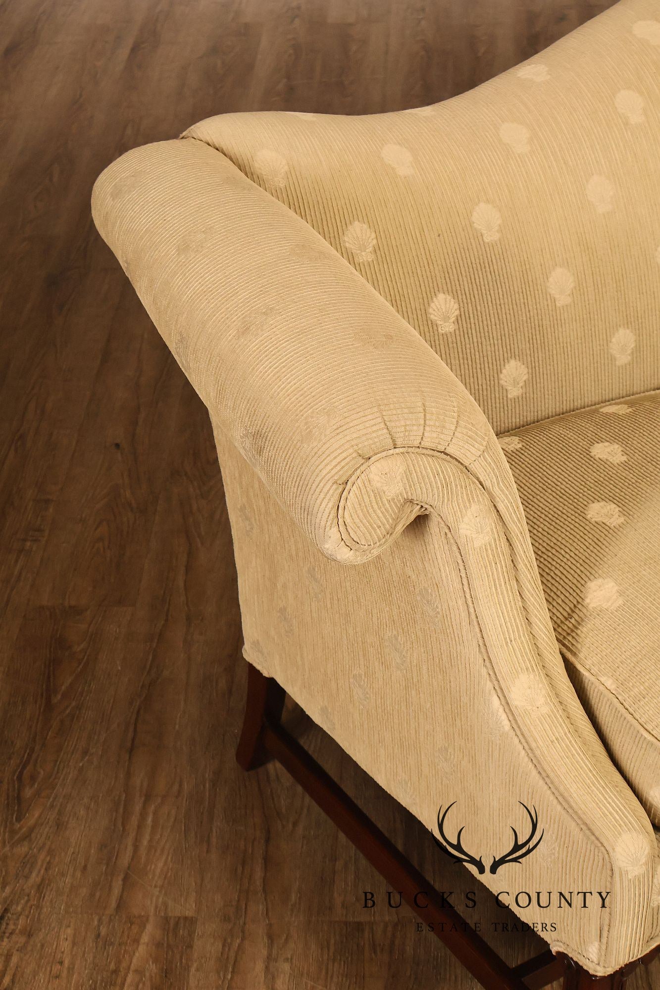 Chippendale Style Mahogany Frame Sofa
