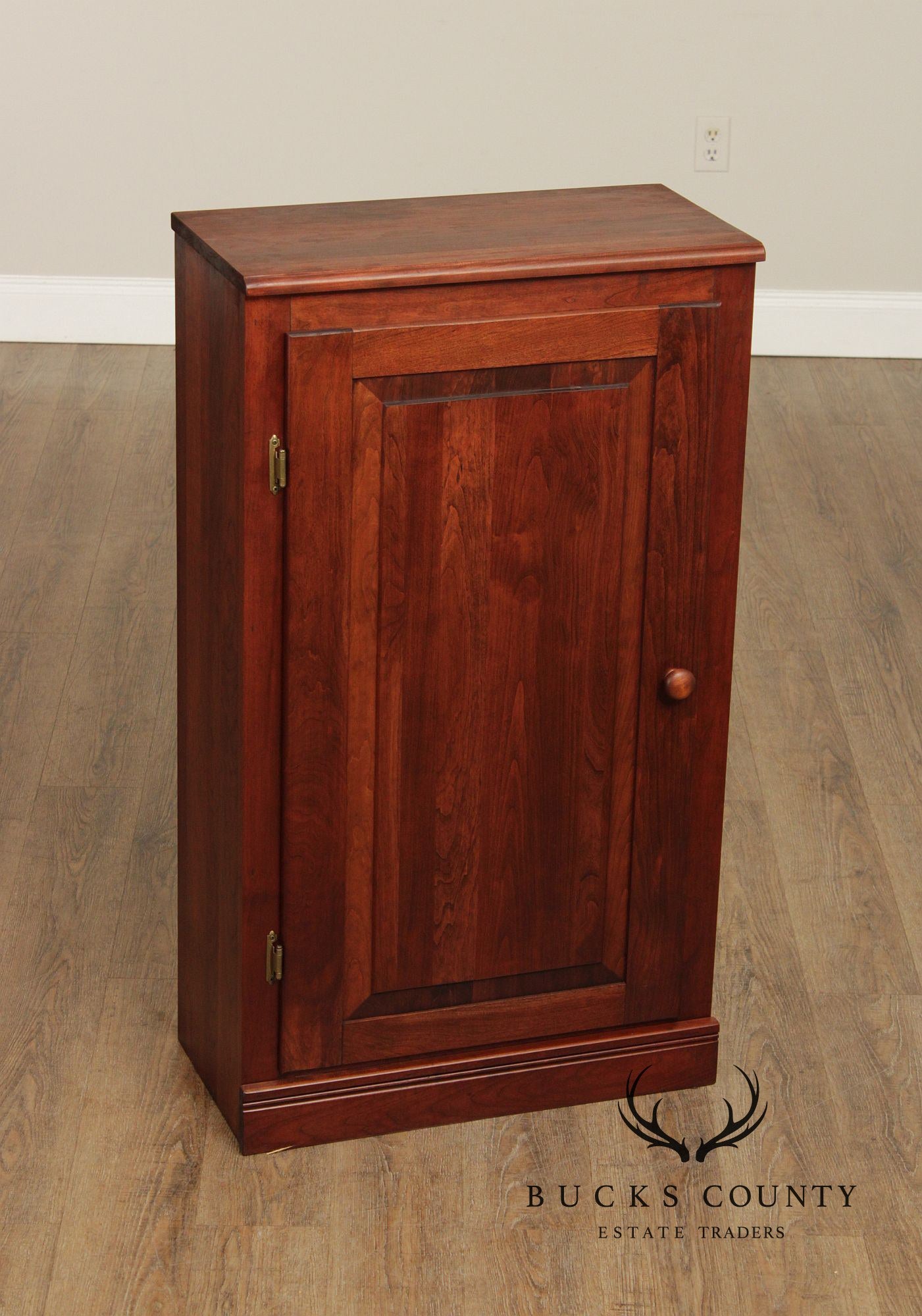 Woxall Woodcraft Custom Solid Cherry One Door Cabinet