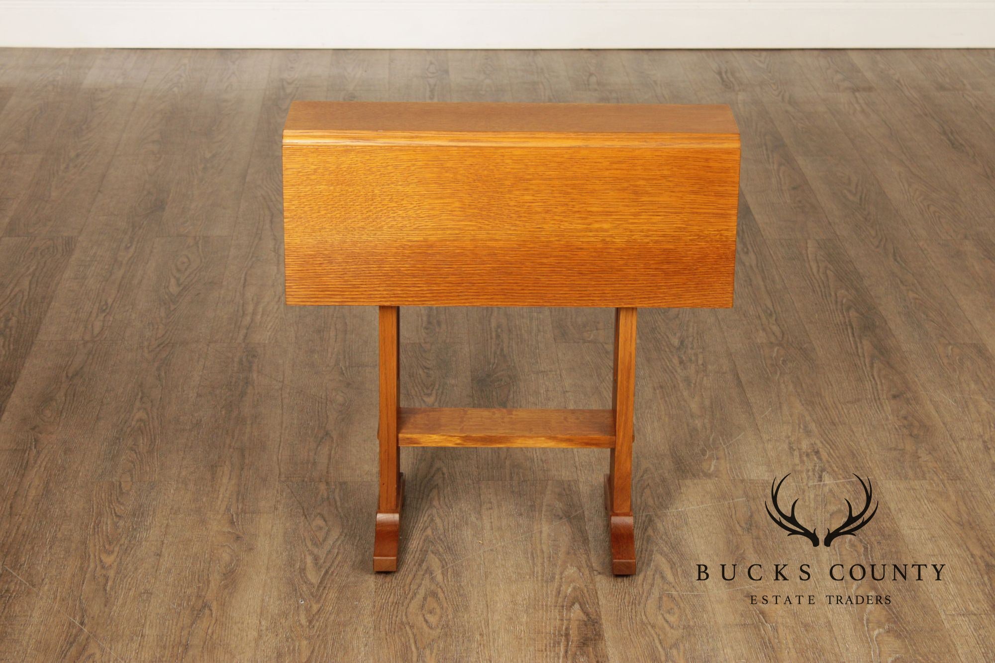 Stickley Mission Collection Oak Drop Leaf Side Table