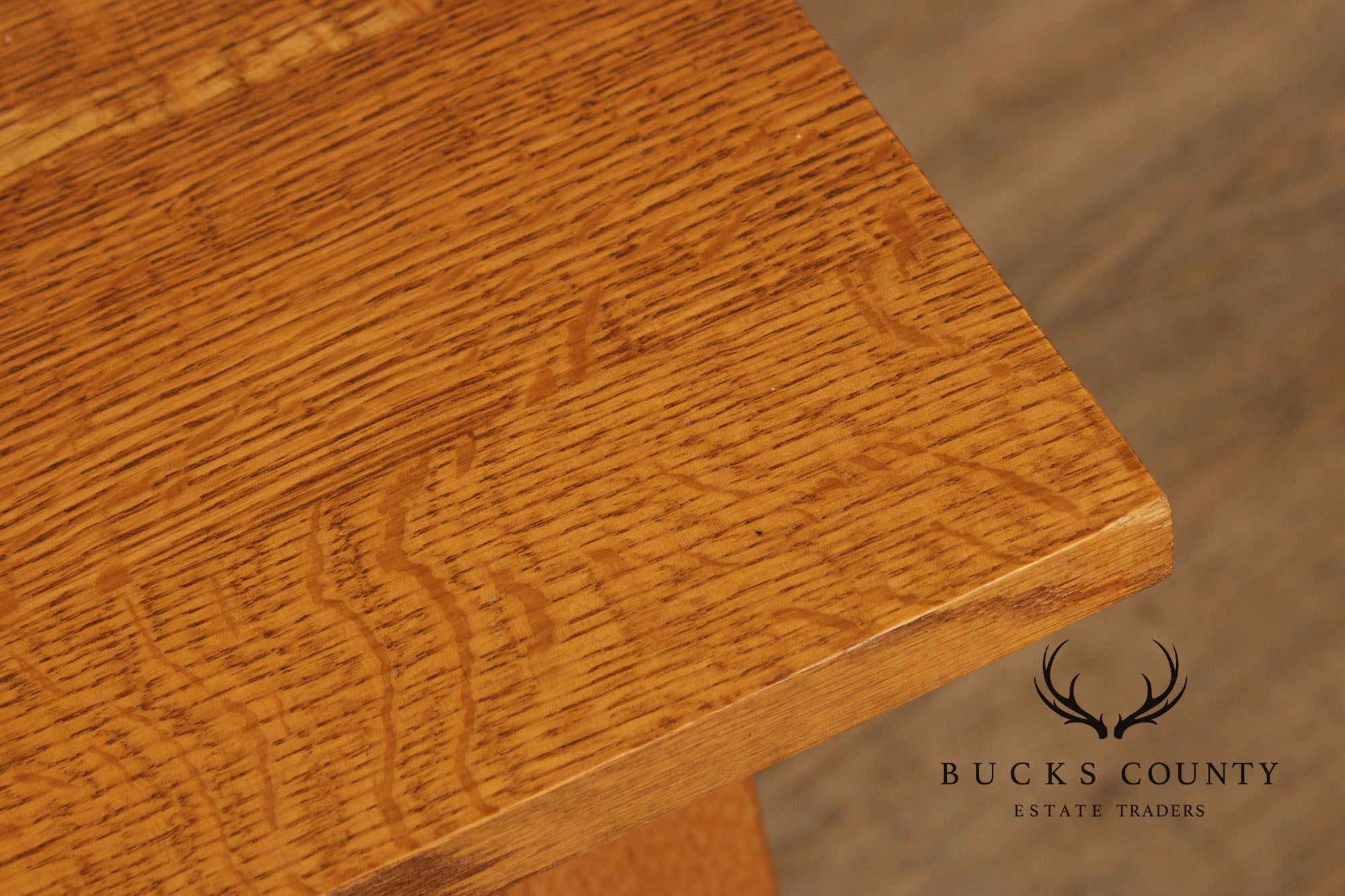 Mission Style Solid Oak Dining Table