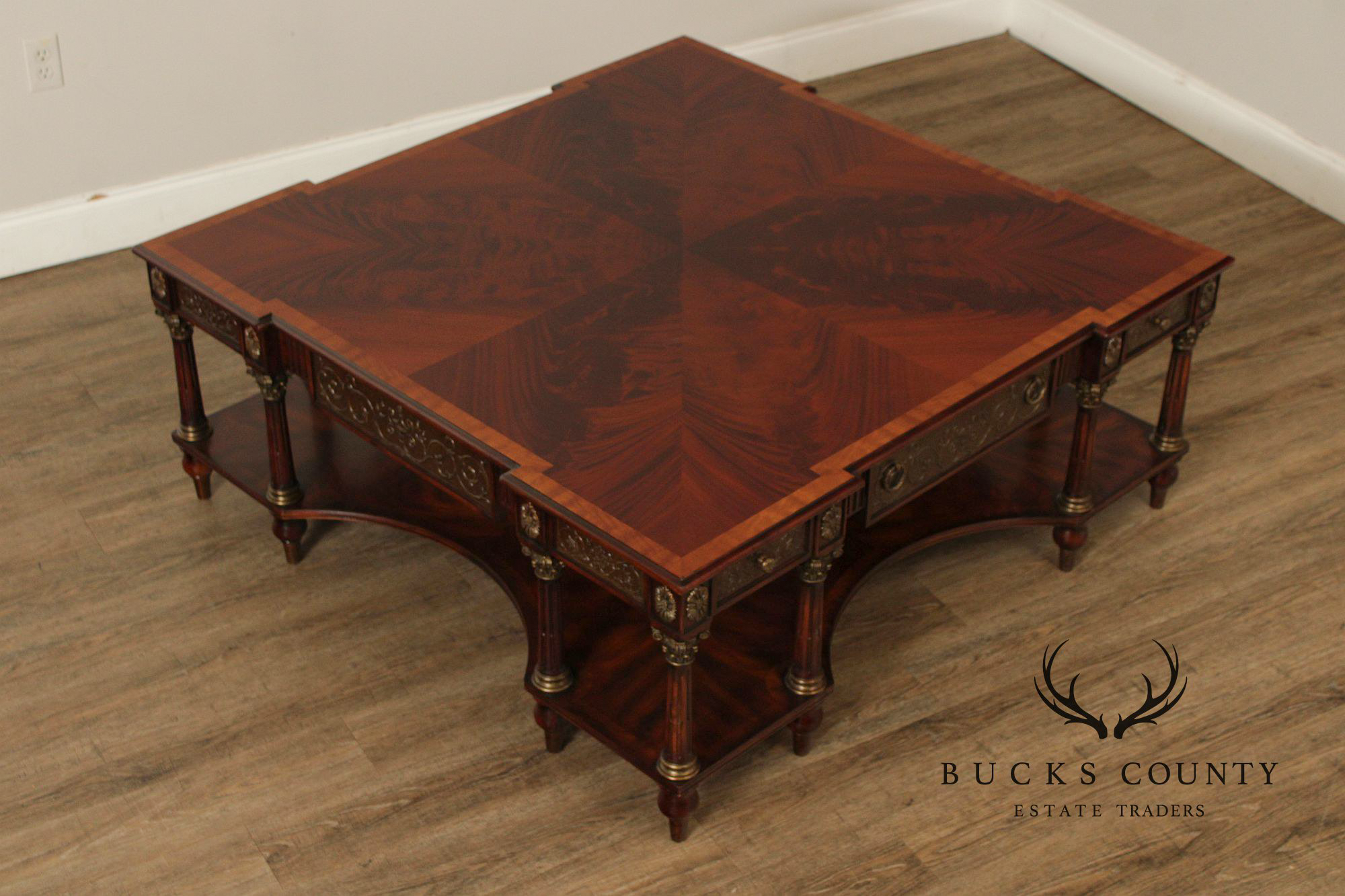 Theodore Alexander 'Classical Gathering' Mahogany Coffee Table