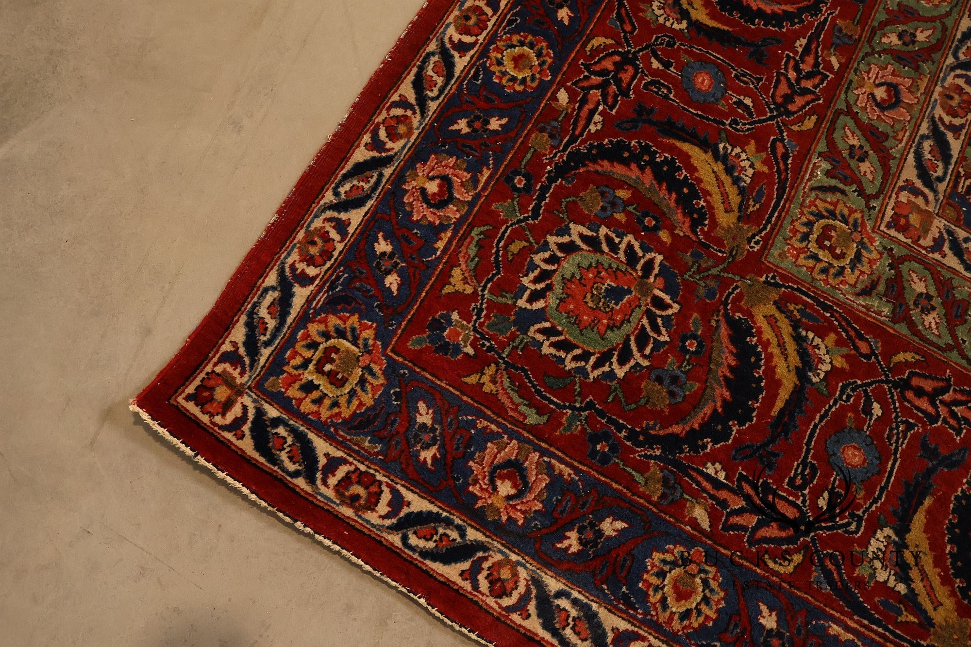 Large Hand Tied Traditional Persian Style Area Rug