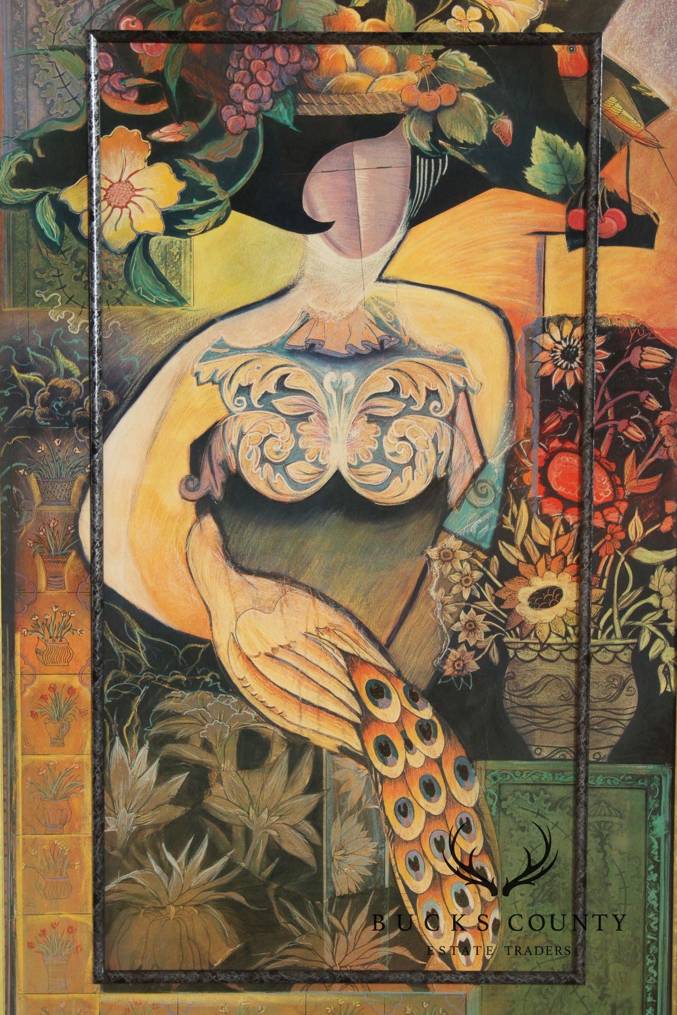 Expressionist Style Large Framed Print