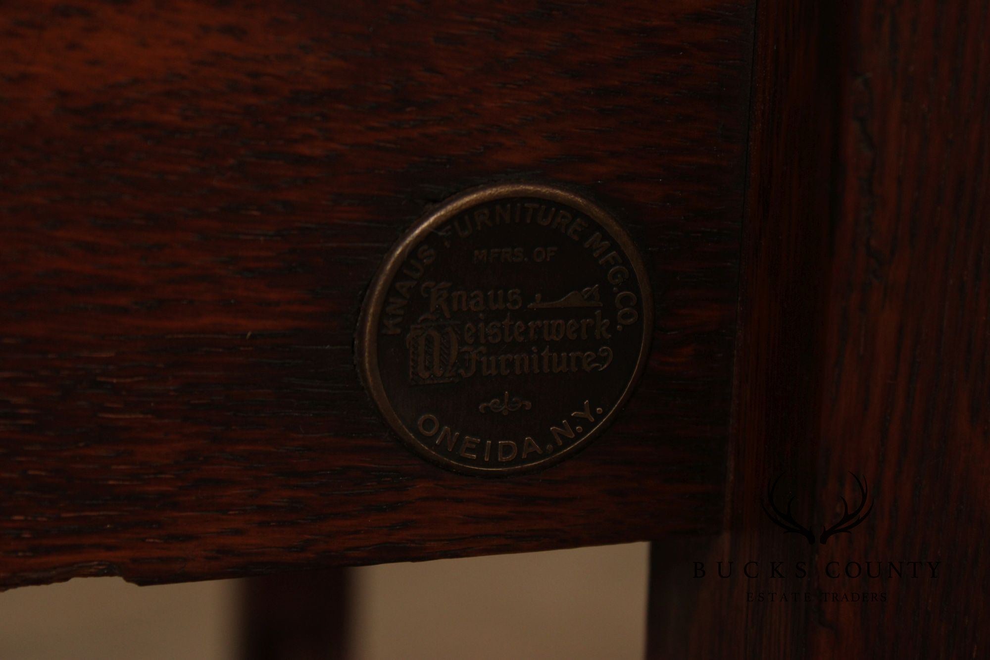 Knaus Meisterwerk Furniture Mission Oak Side Chair