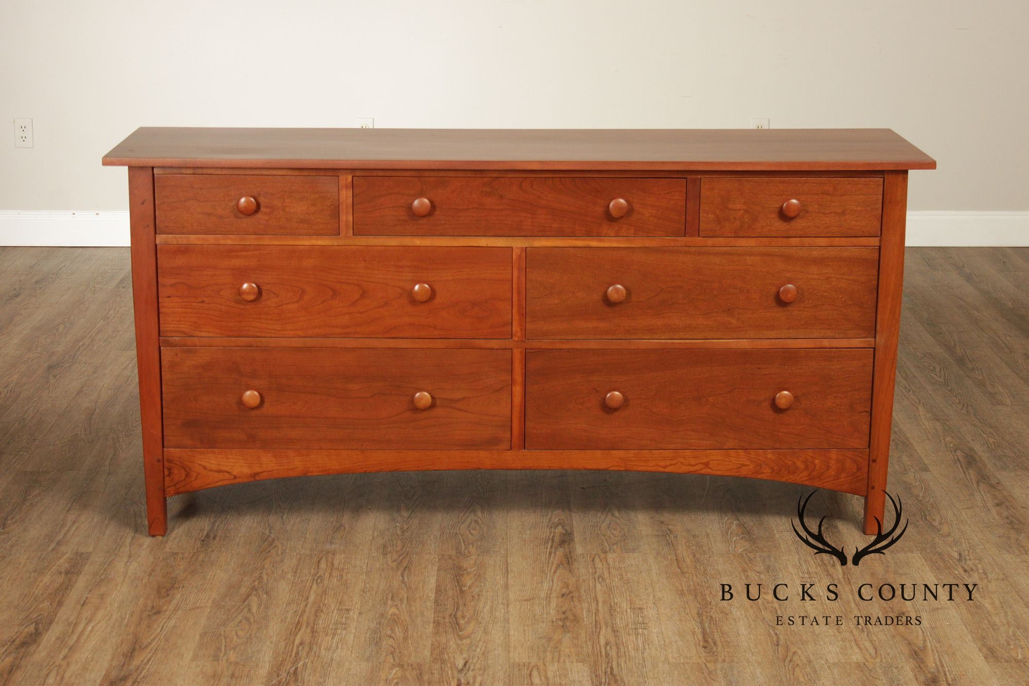 Stickley Mission Collection Cherry Seven Drawer Dresser