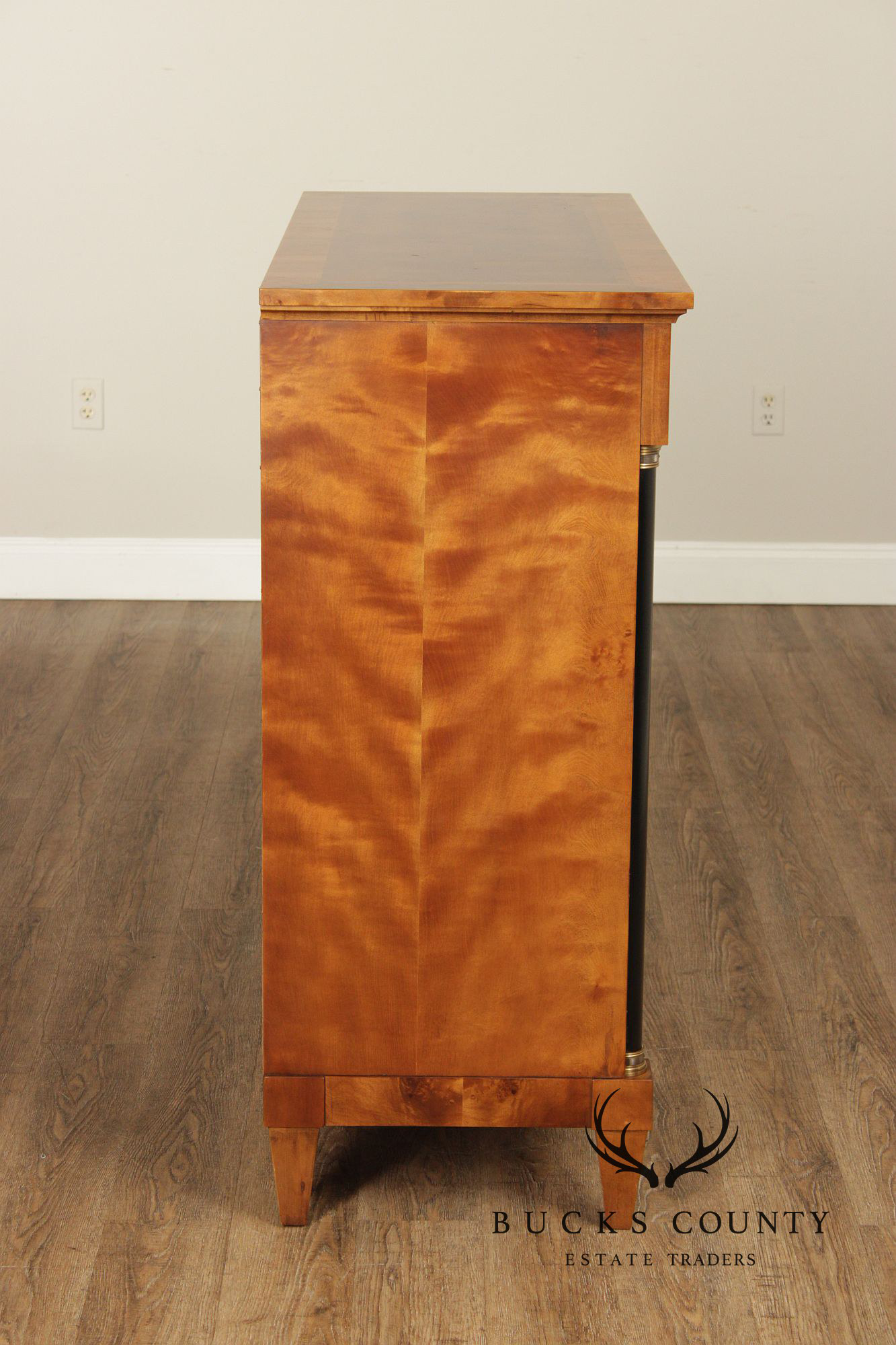 Century Furniture Empire Style Walnut Chest of Drawers