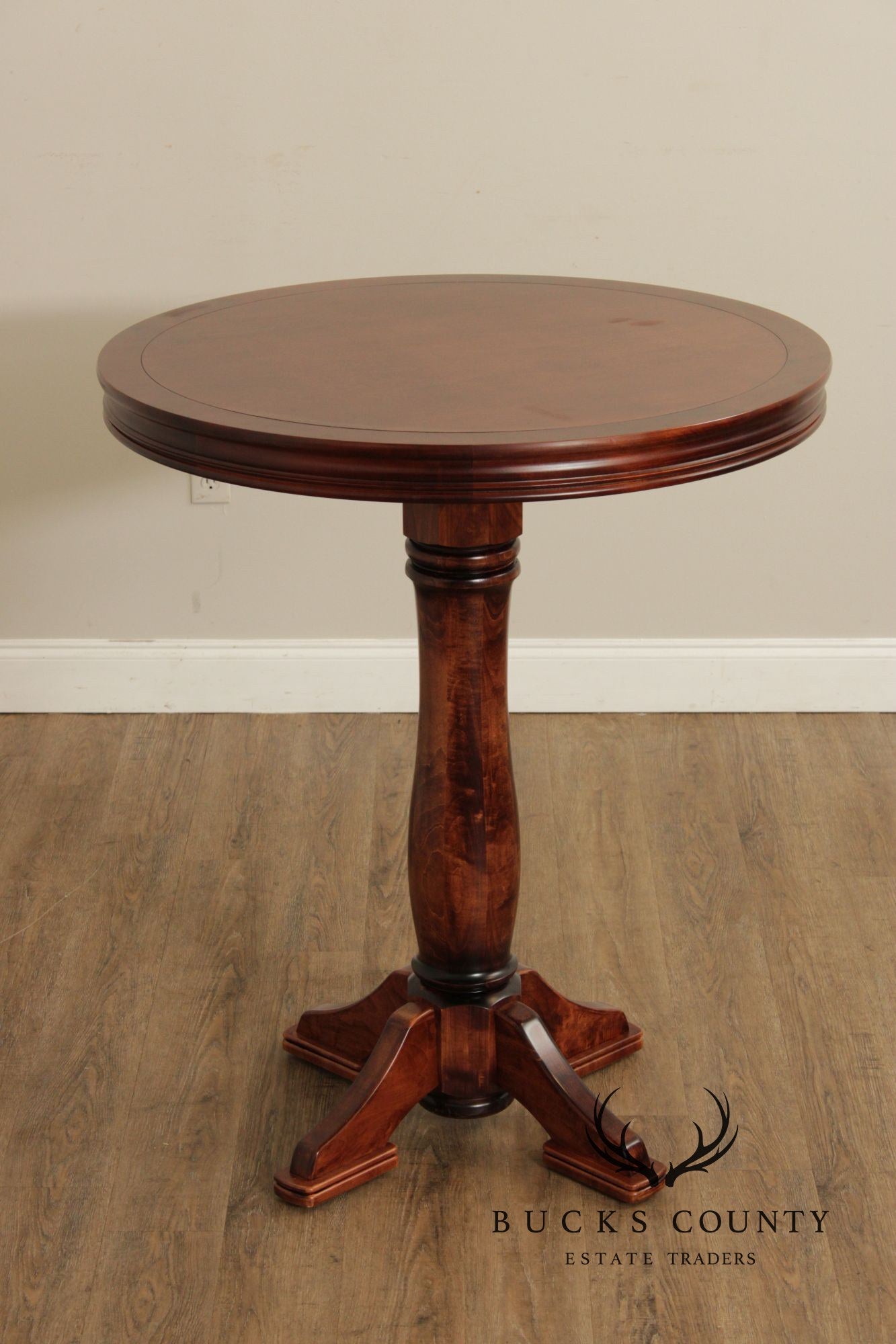 Rustic Style Round Top Bistro Table