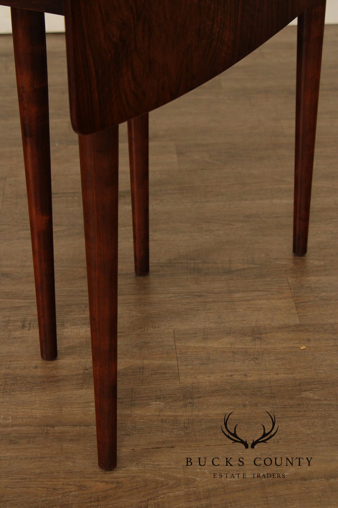 Widdicomb Mid Century Modern Walnut Drop Leaf Extendable Dining Table