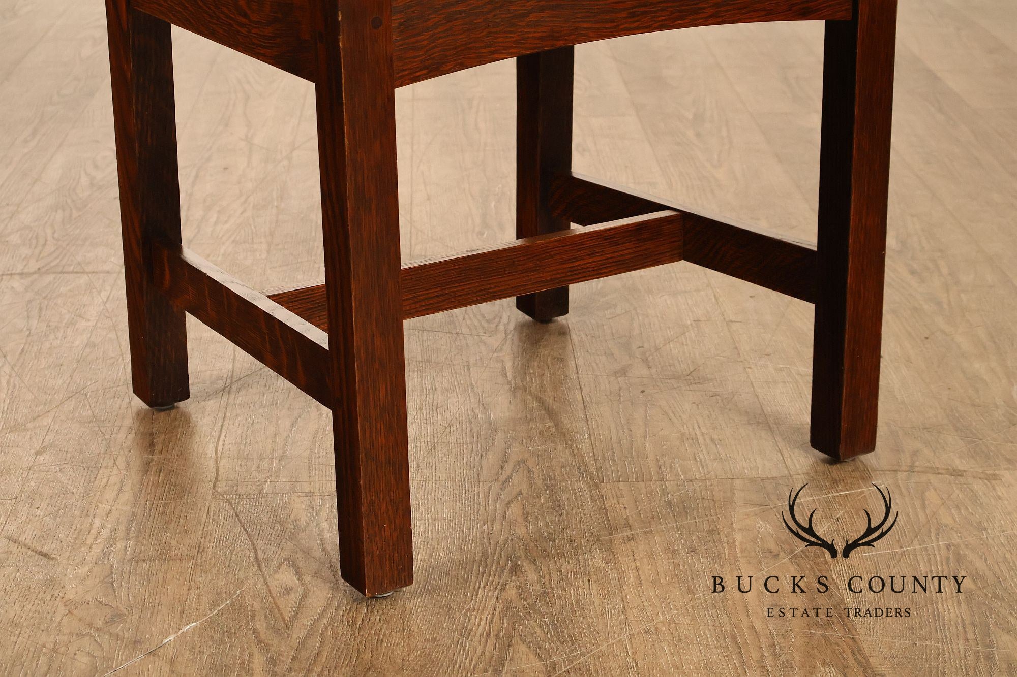 Stickley Mission Collection Set of Six Cottage Oak Dining Chairs