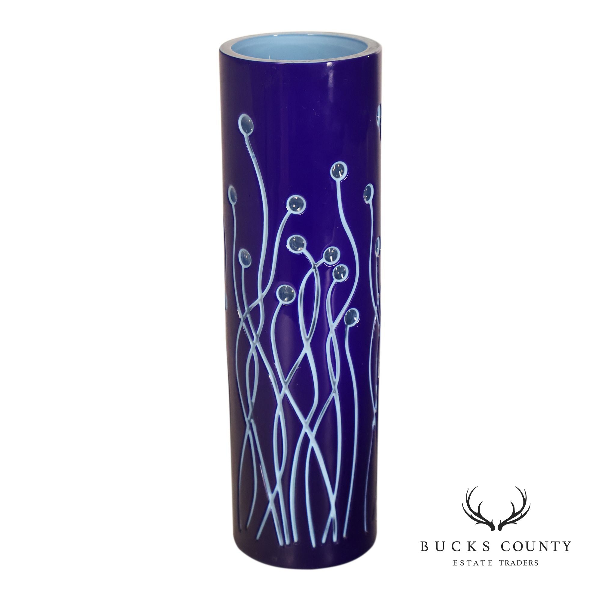 Wedgwood 'Neptune' Blue Vase